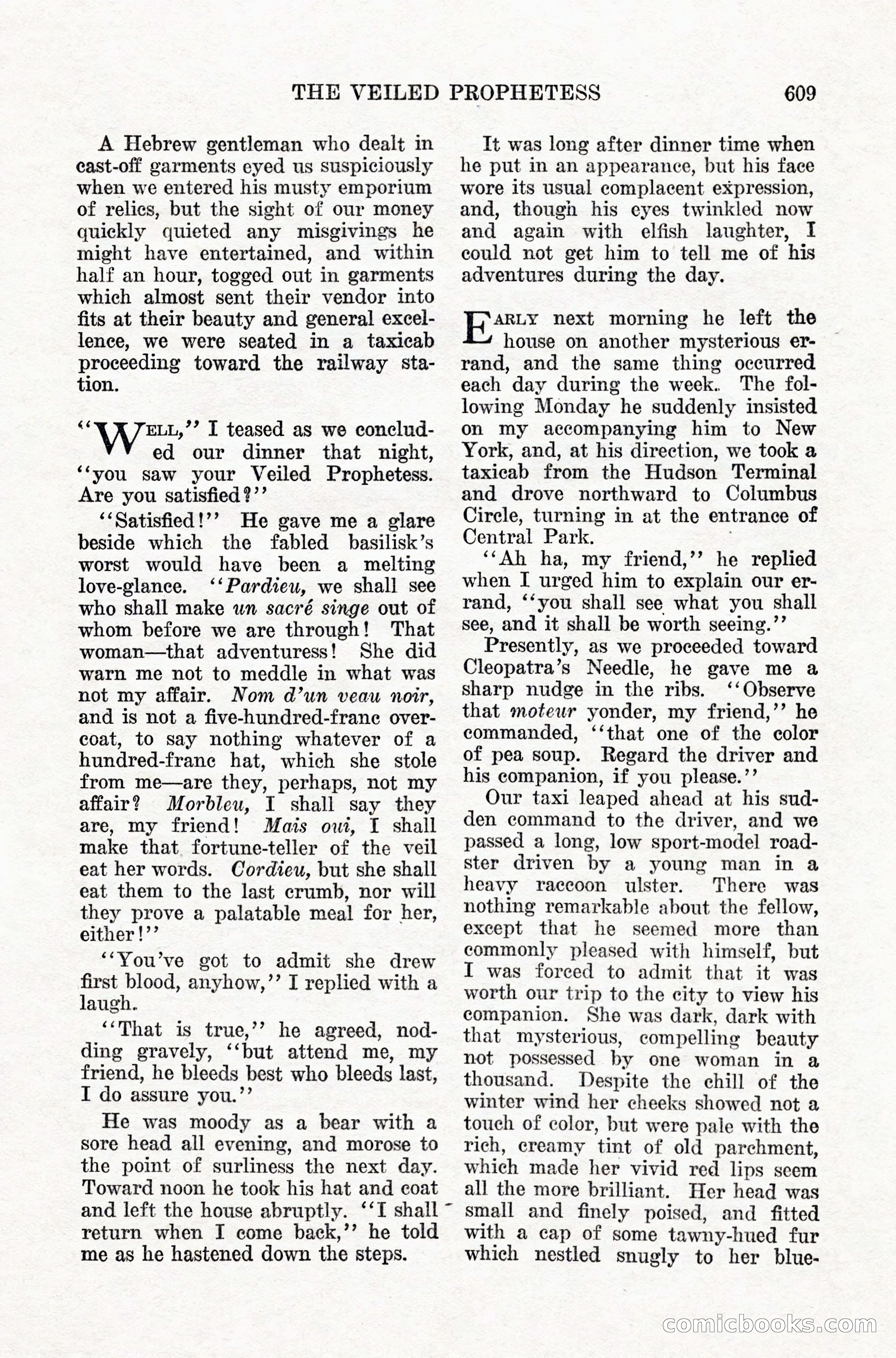 Weird Tales, Vol. IX, No. 5 — page 35 of 148