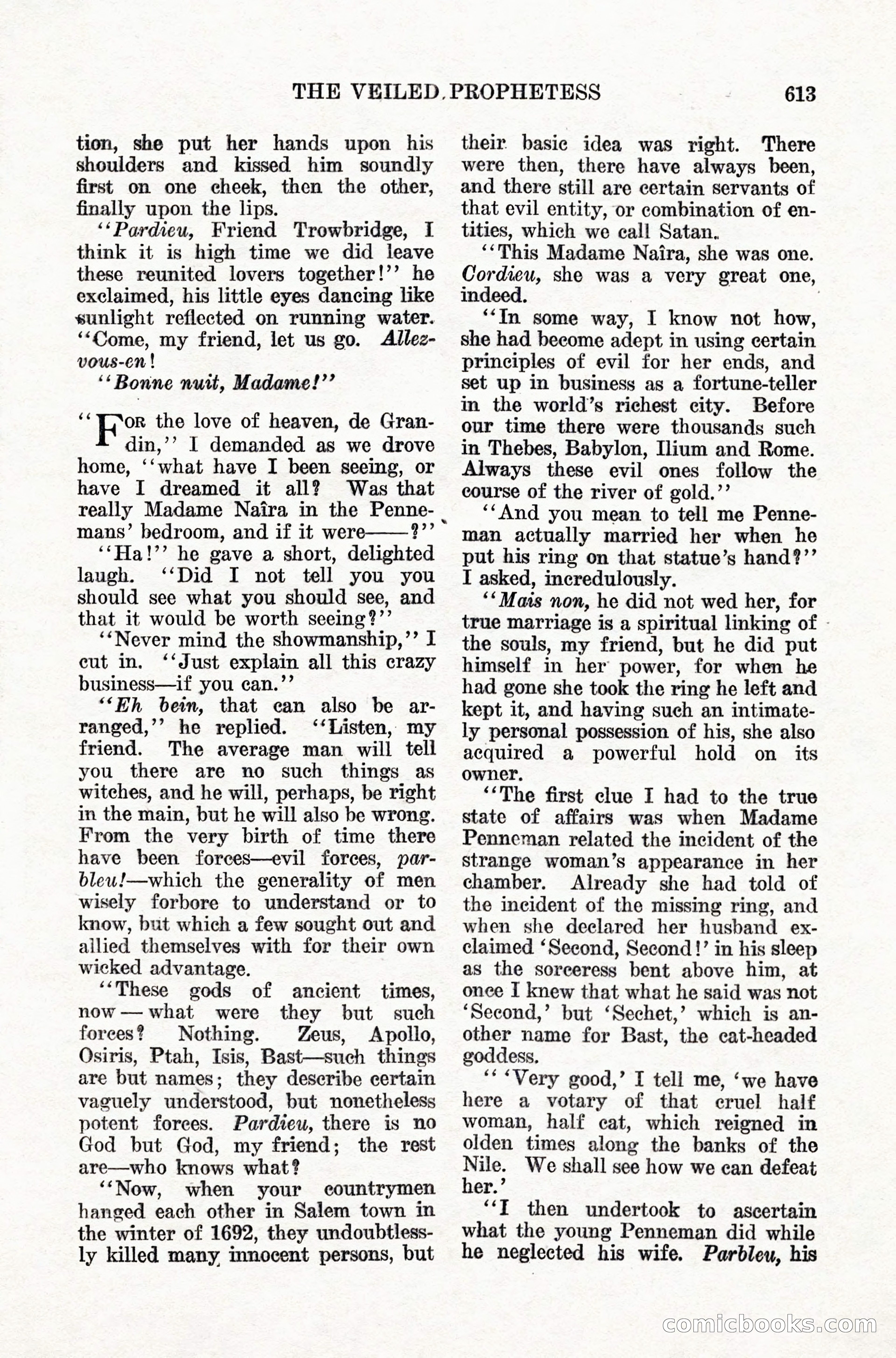Weird Tales, Vol. IX, No. 5 — page 39 of 148