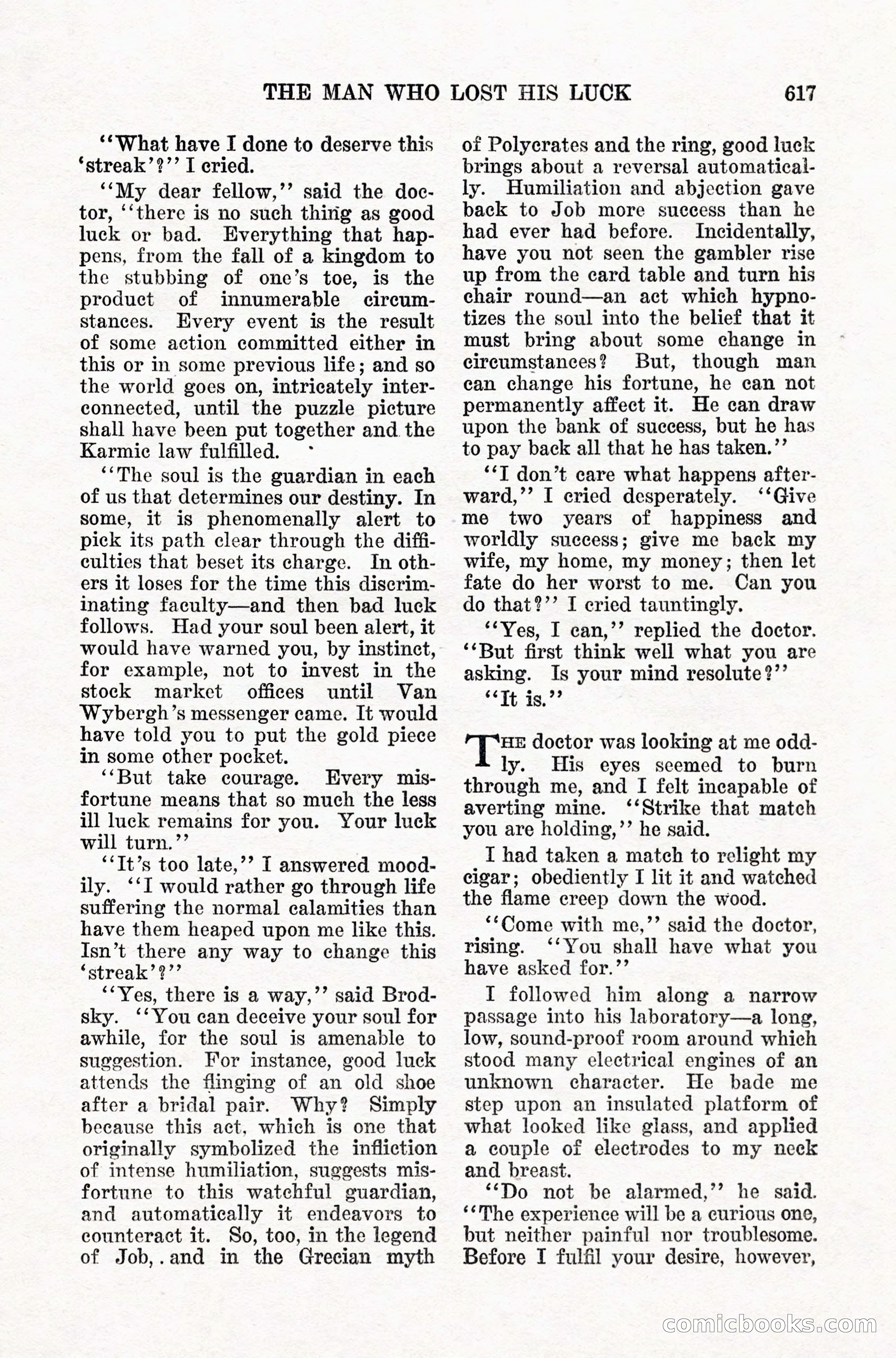 Weird Tales, Vol. IX, No. 5 — page 43 of 148