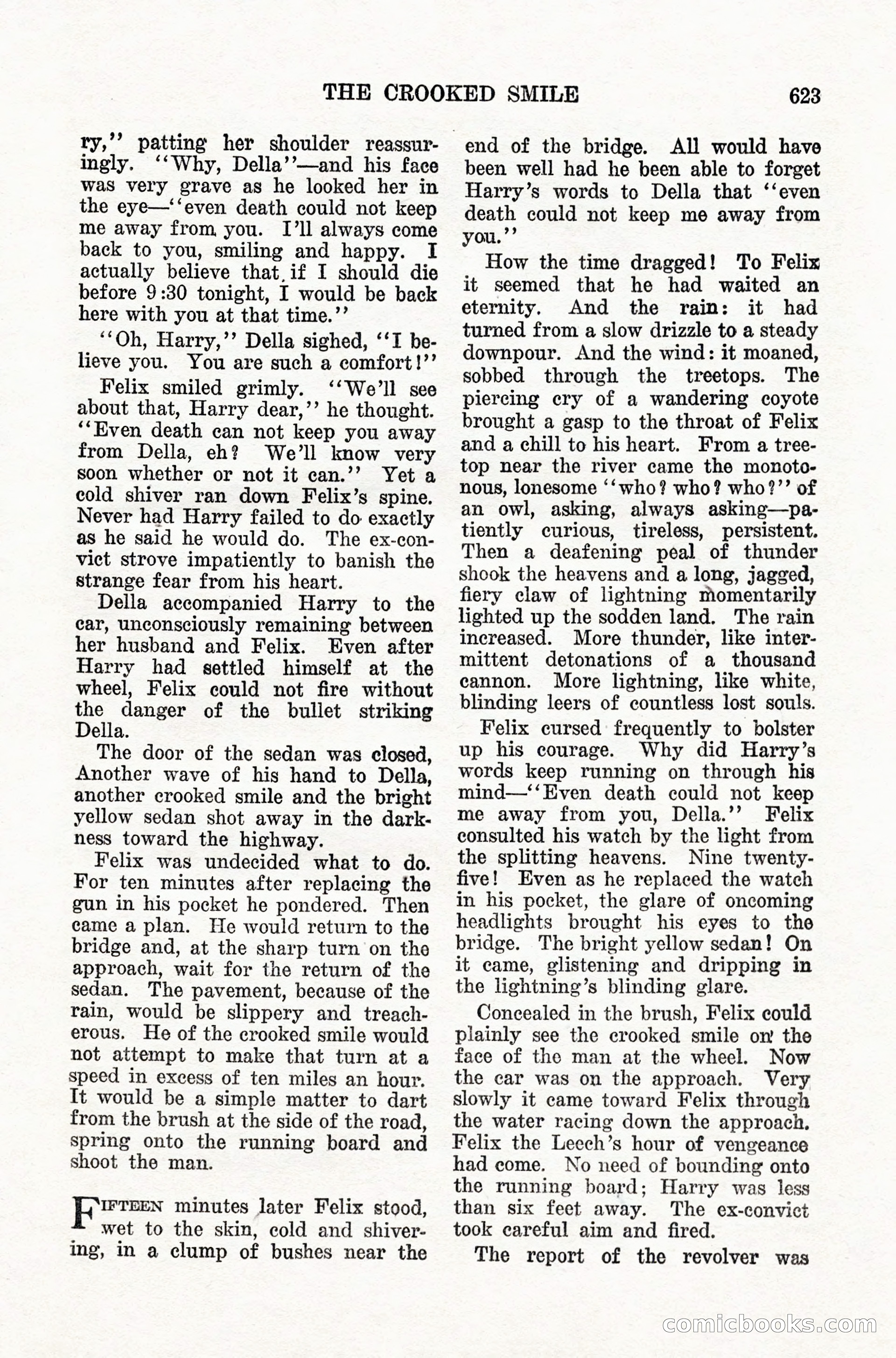 Weird Tales, Vol. IX, No. 5 — page 49 of 148
