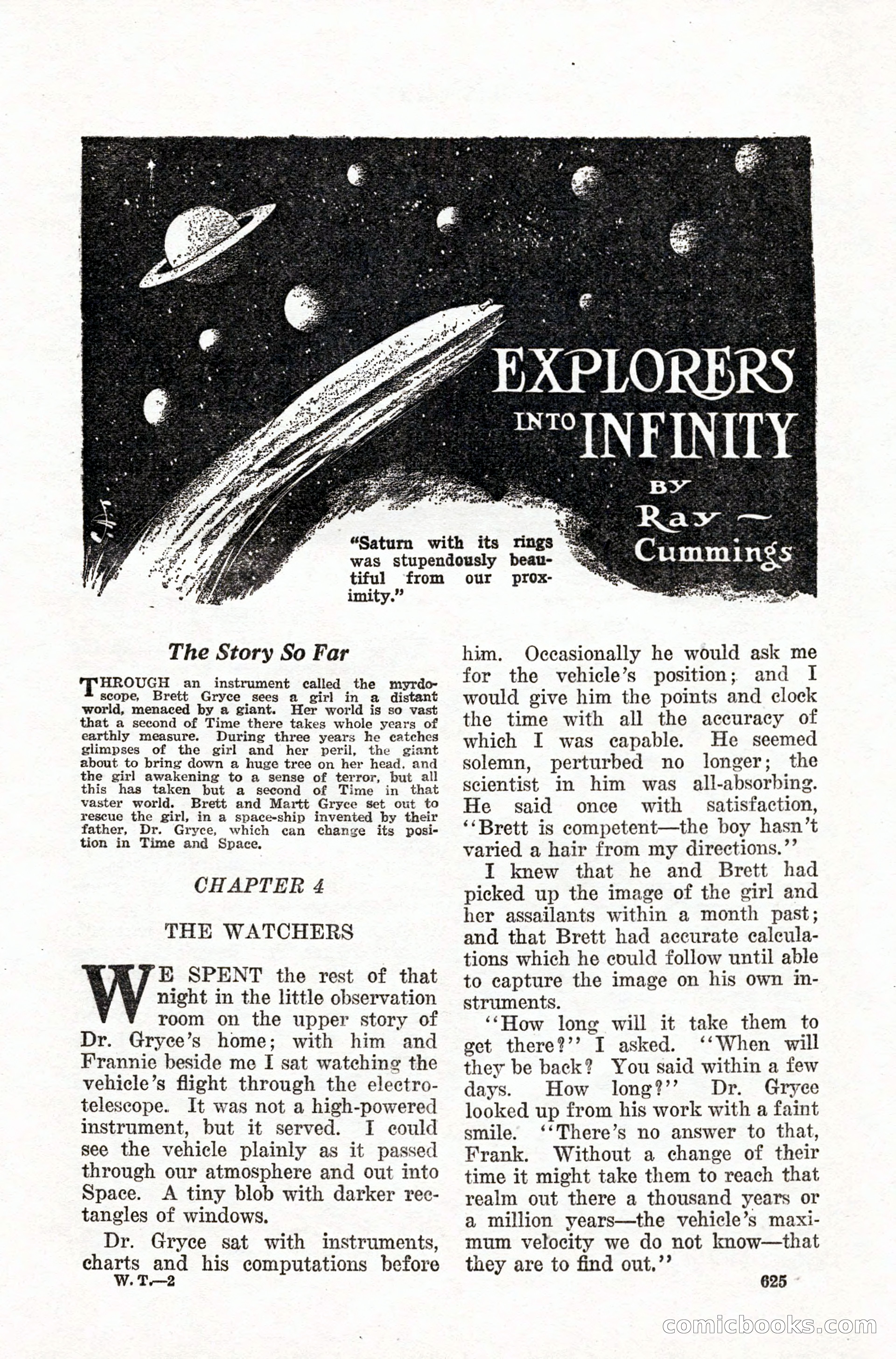 Weird Tales, Vol. IX, No. 5 — page 51 of 148