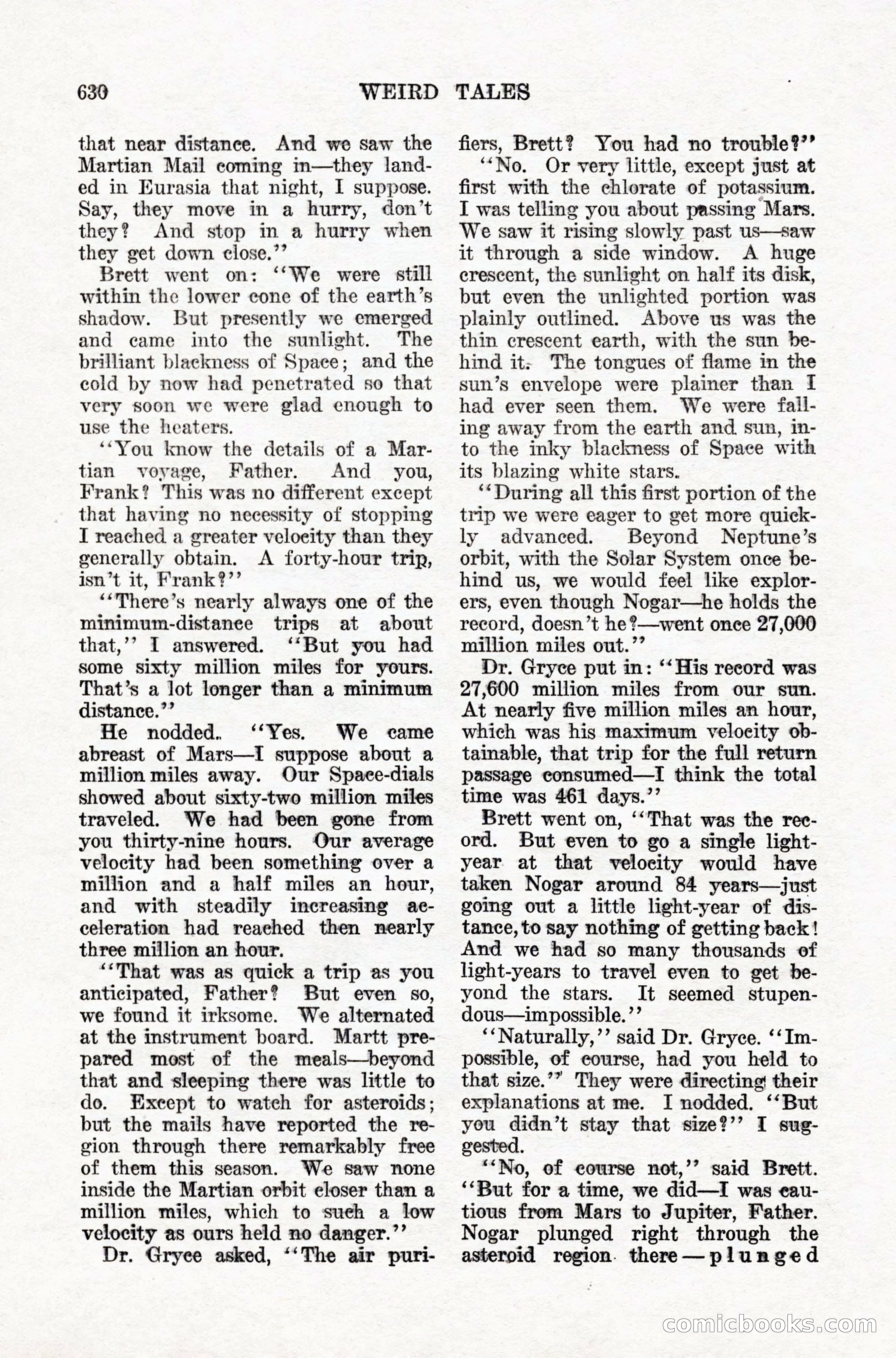 Weird Tales, Vol. IX, No. 5 — page 56 of 148