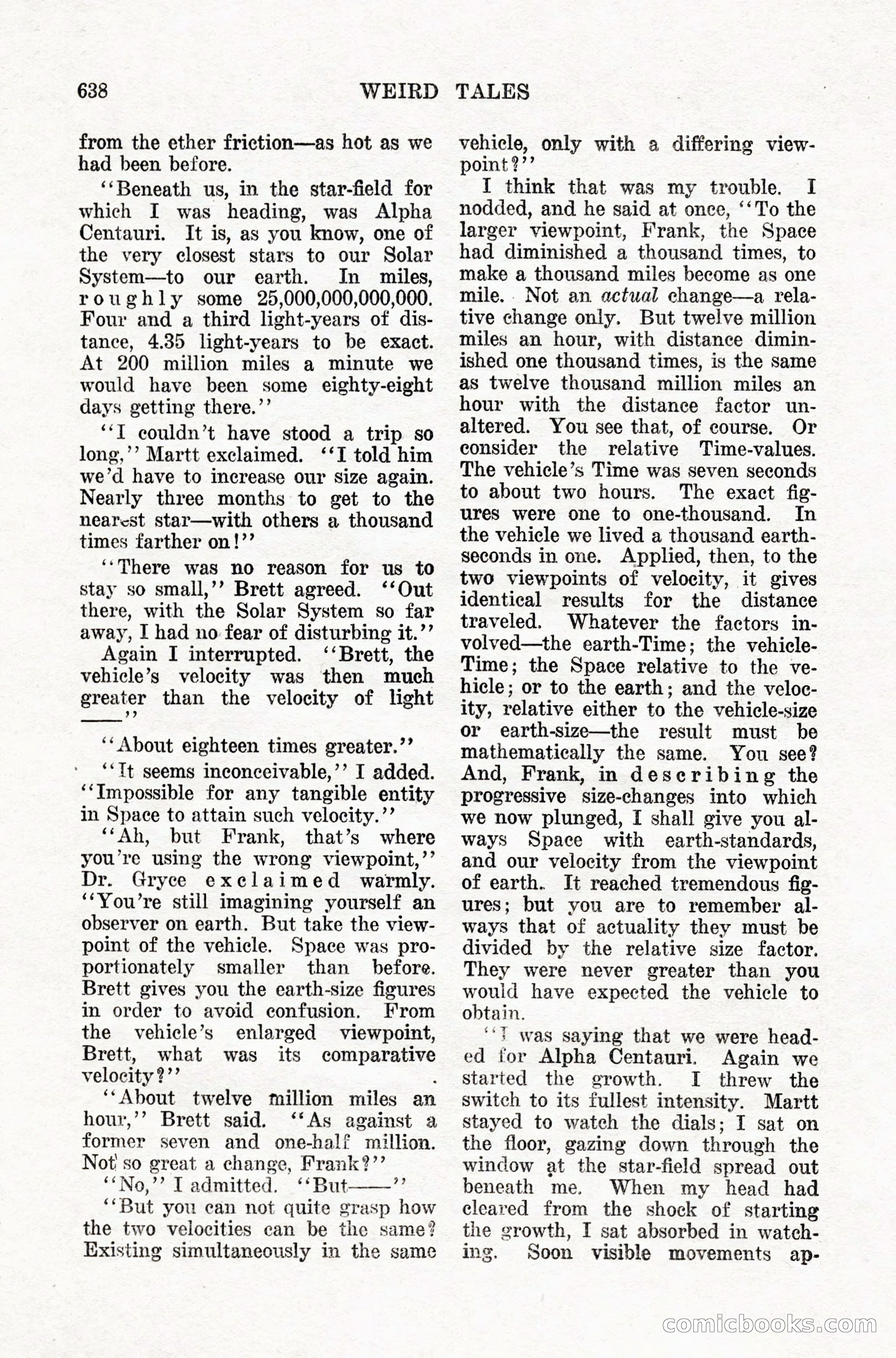 Weird Tales, Vol. IX, No. 5 — page 64 of 148
