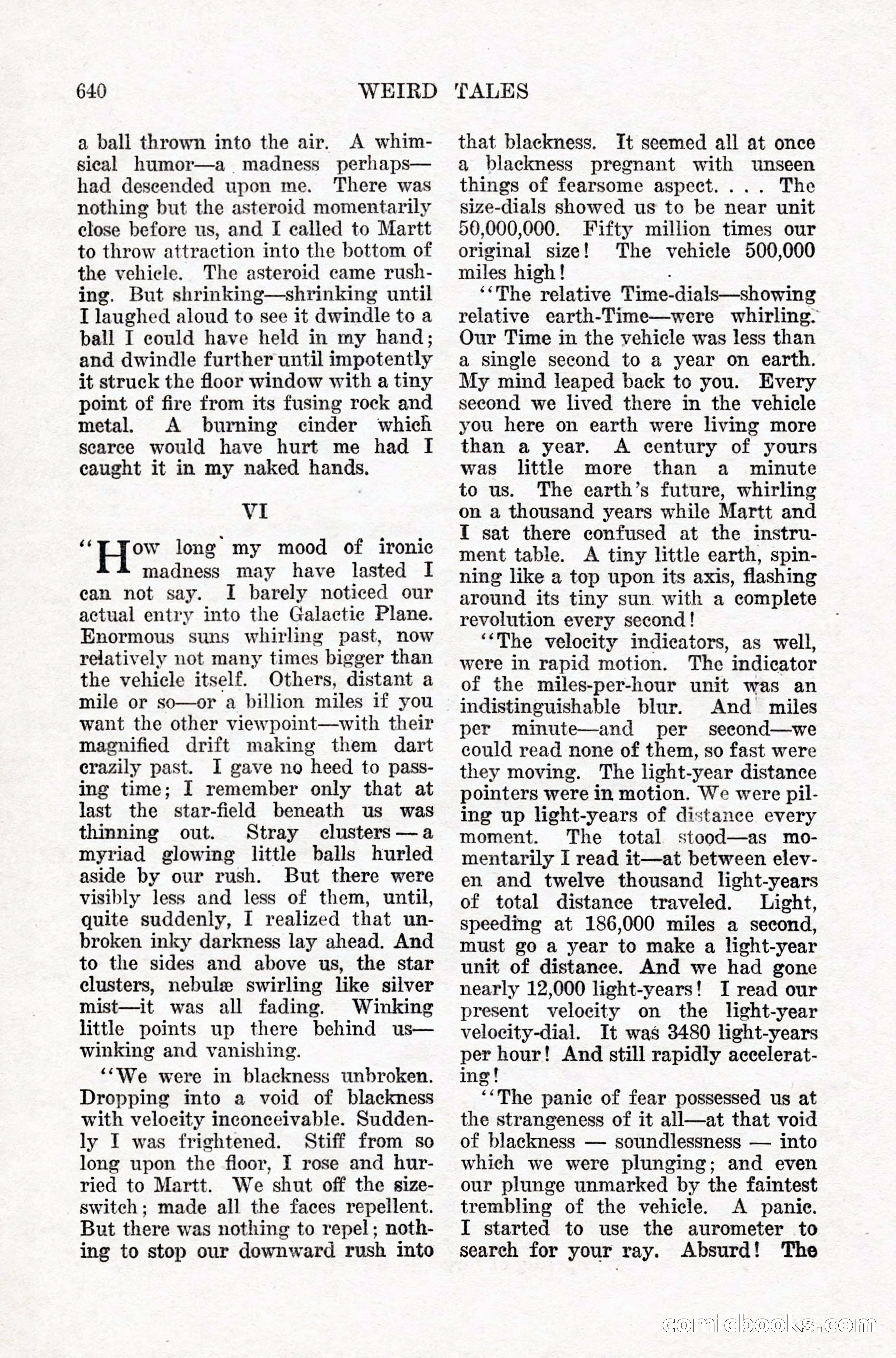 Weird Tales, Vol. IX, No. 5 — page 66 of 148