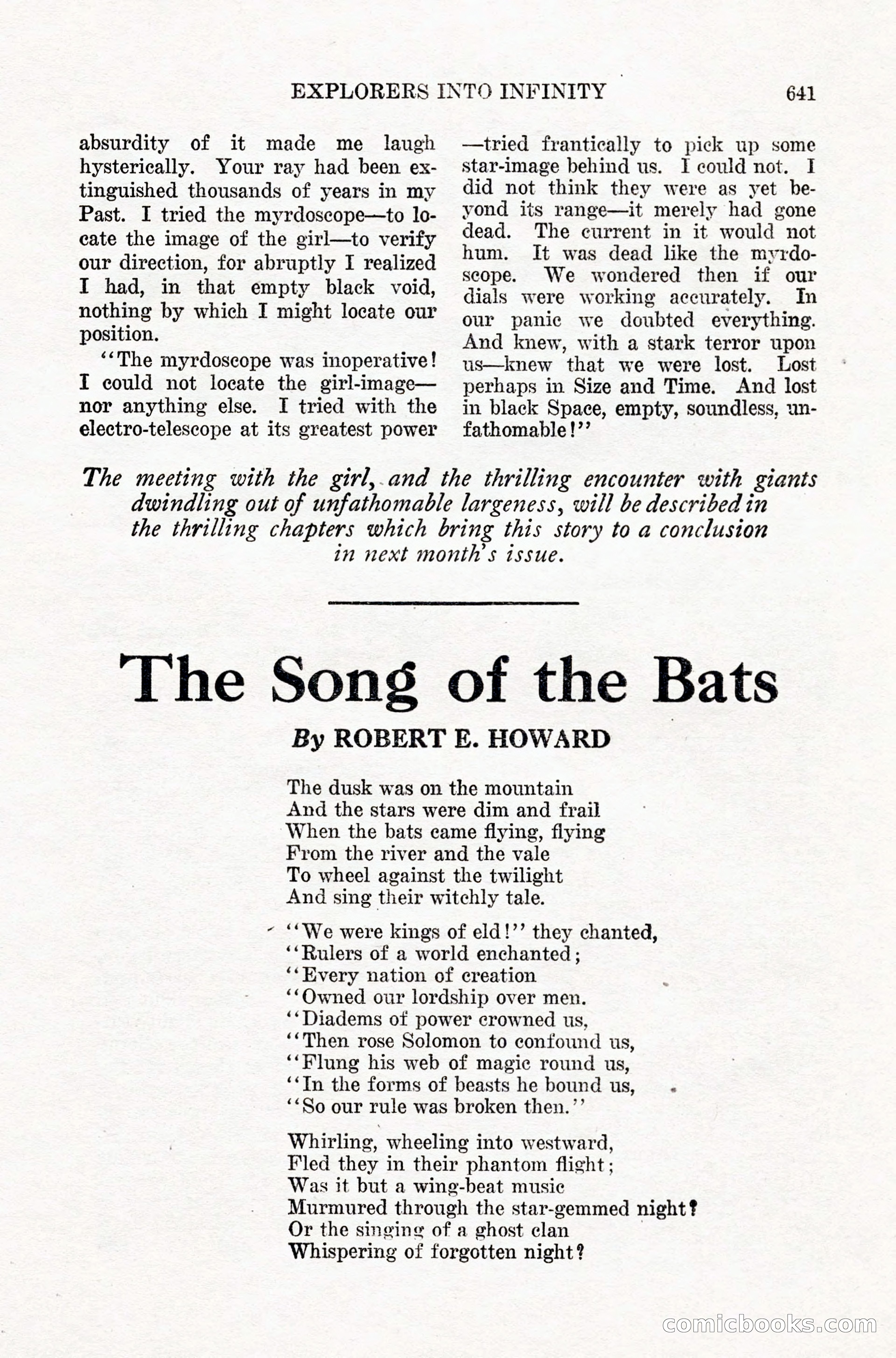 Weird Tales, Vol. IX, No. 5 — page 67 of 148