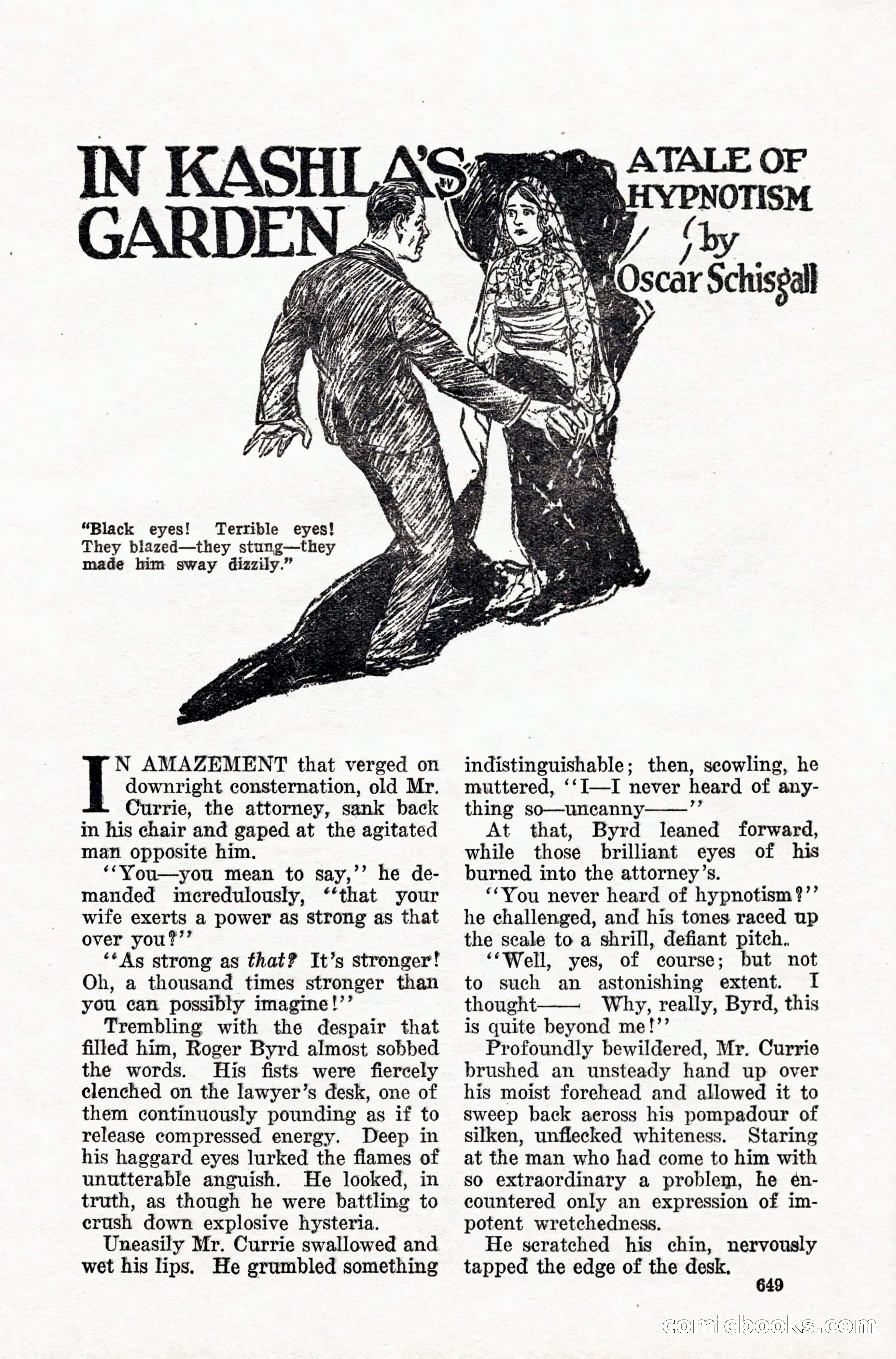 Weird Tales, Vol. IX, No. 5 — page 75 of 148