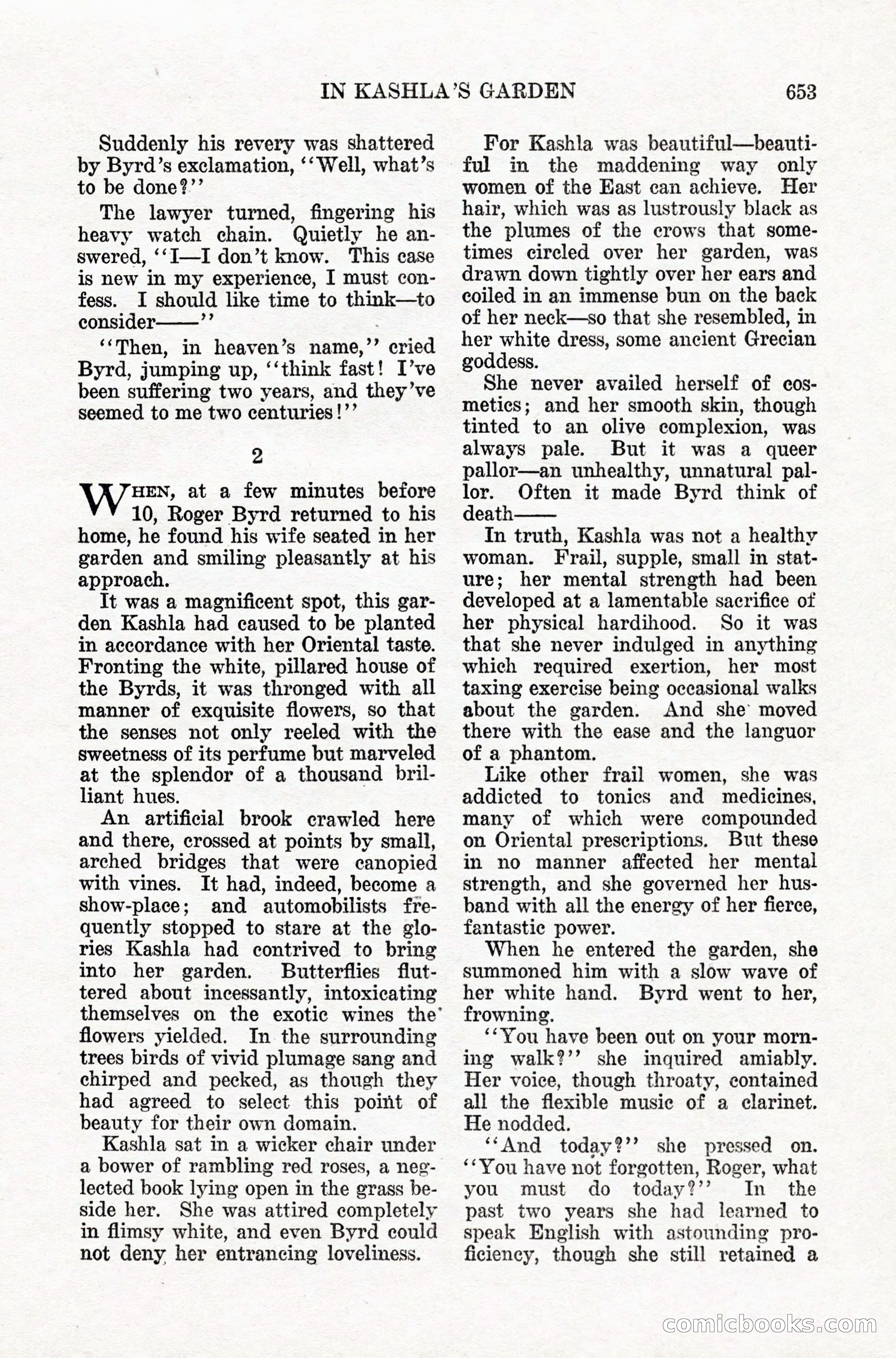 Weird Tales, Vol. IX, No. 5 — page 79 of 148