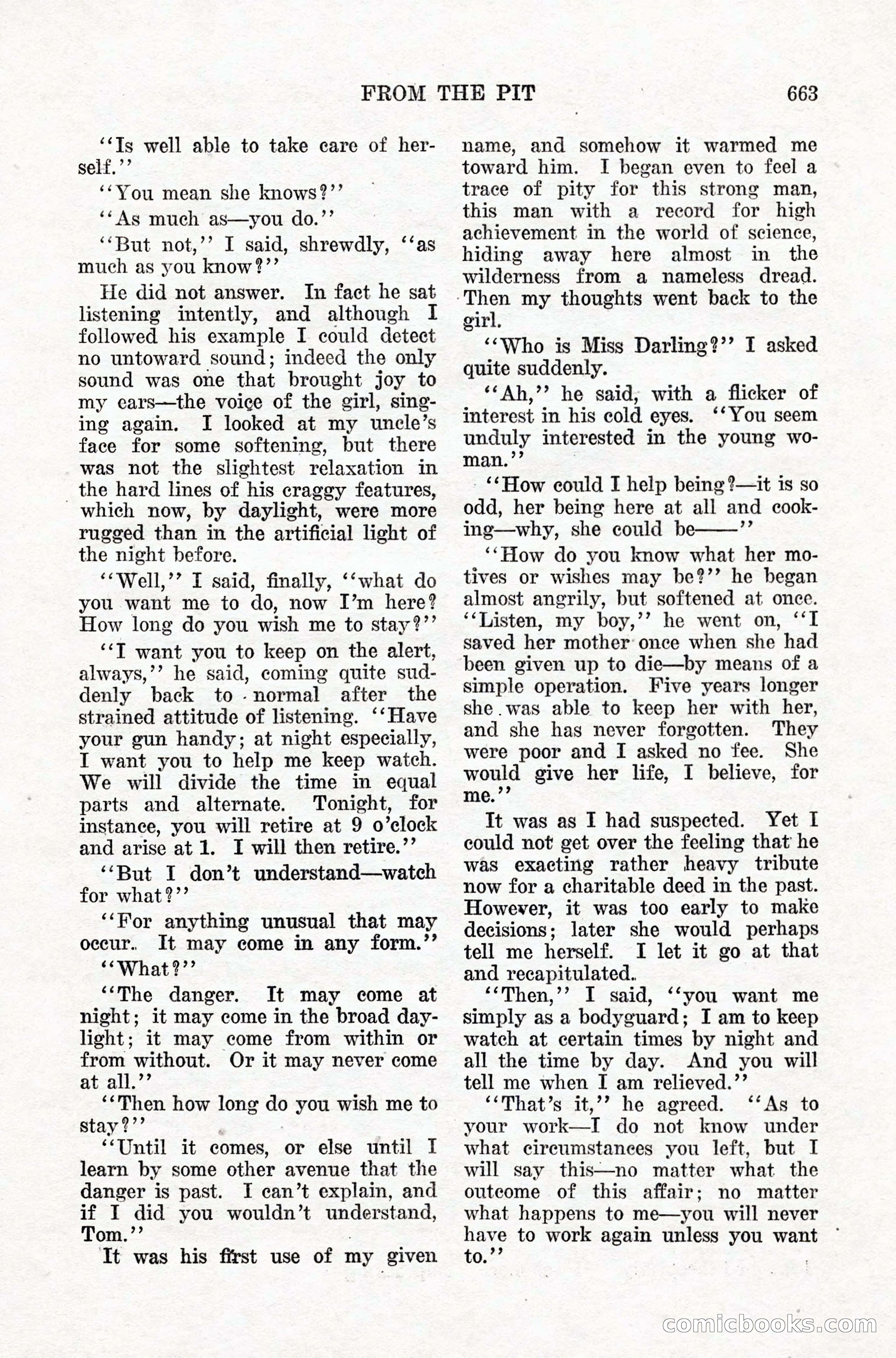 Weird Tales, Vol. IX, No. 5 — page 89 of 148