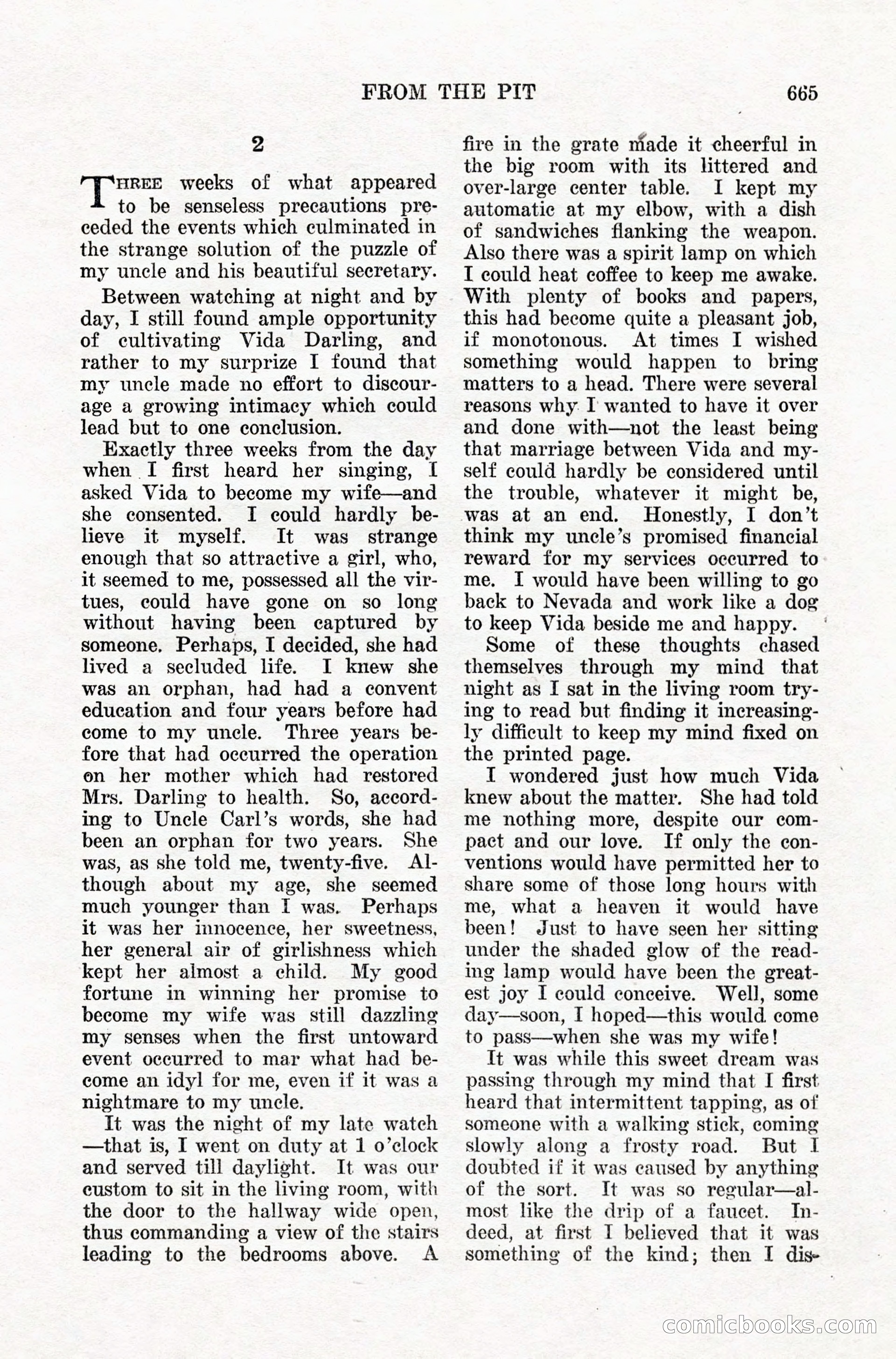 Weird Tales, Vol. IX, No. 5 — page 91 of 148