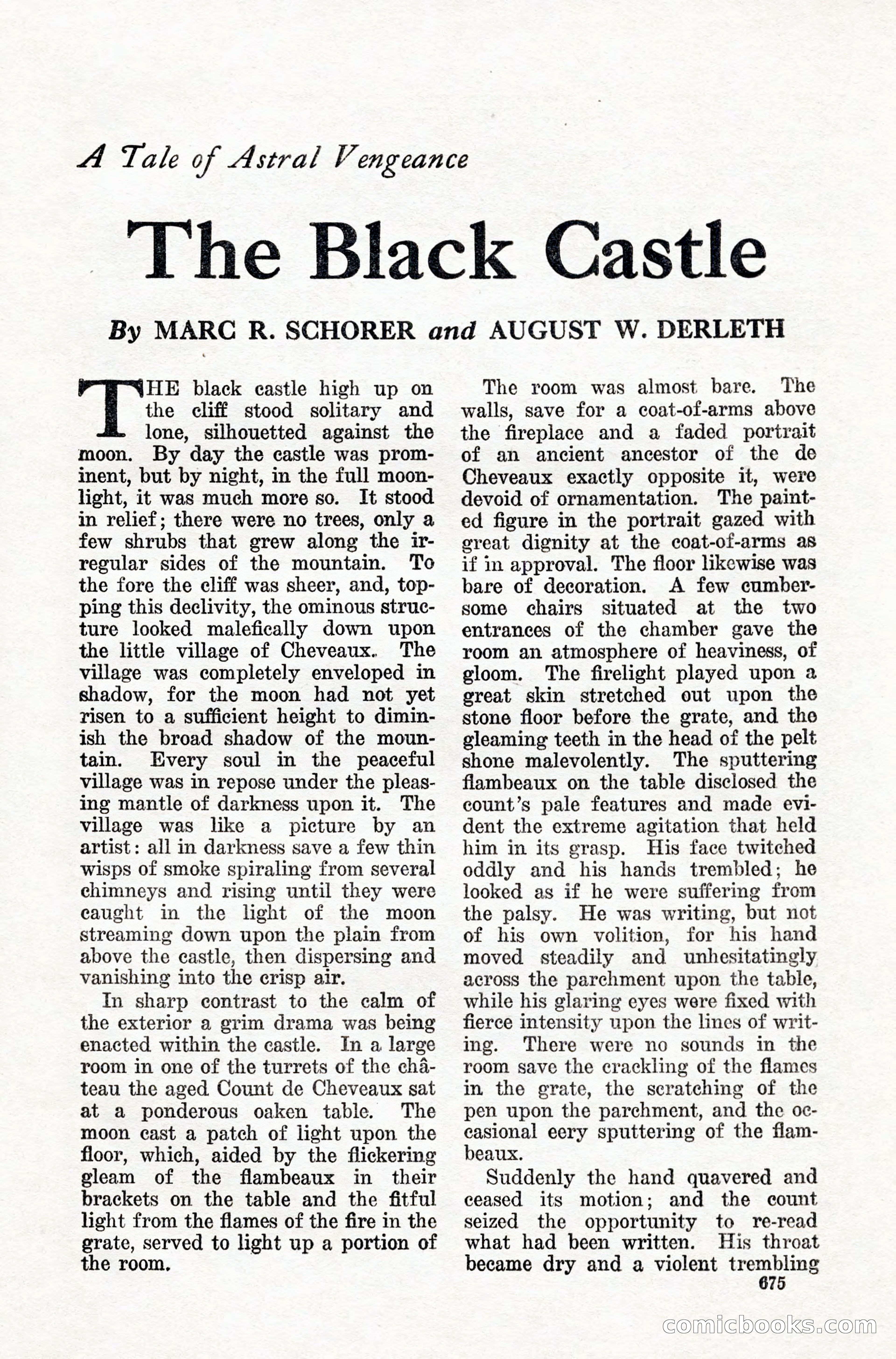 Weird Tales, Vol. IX, No. 5 — page 101 of 148