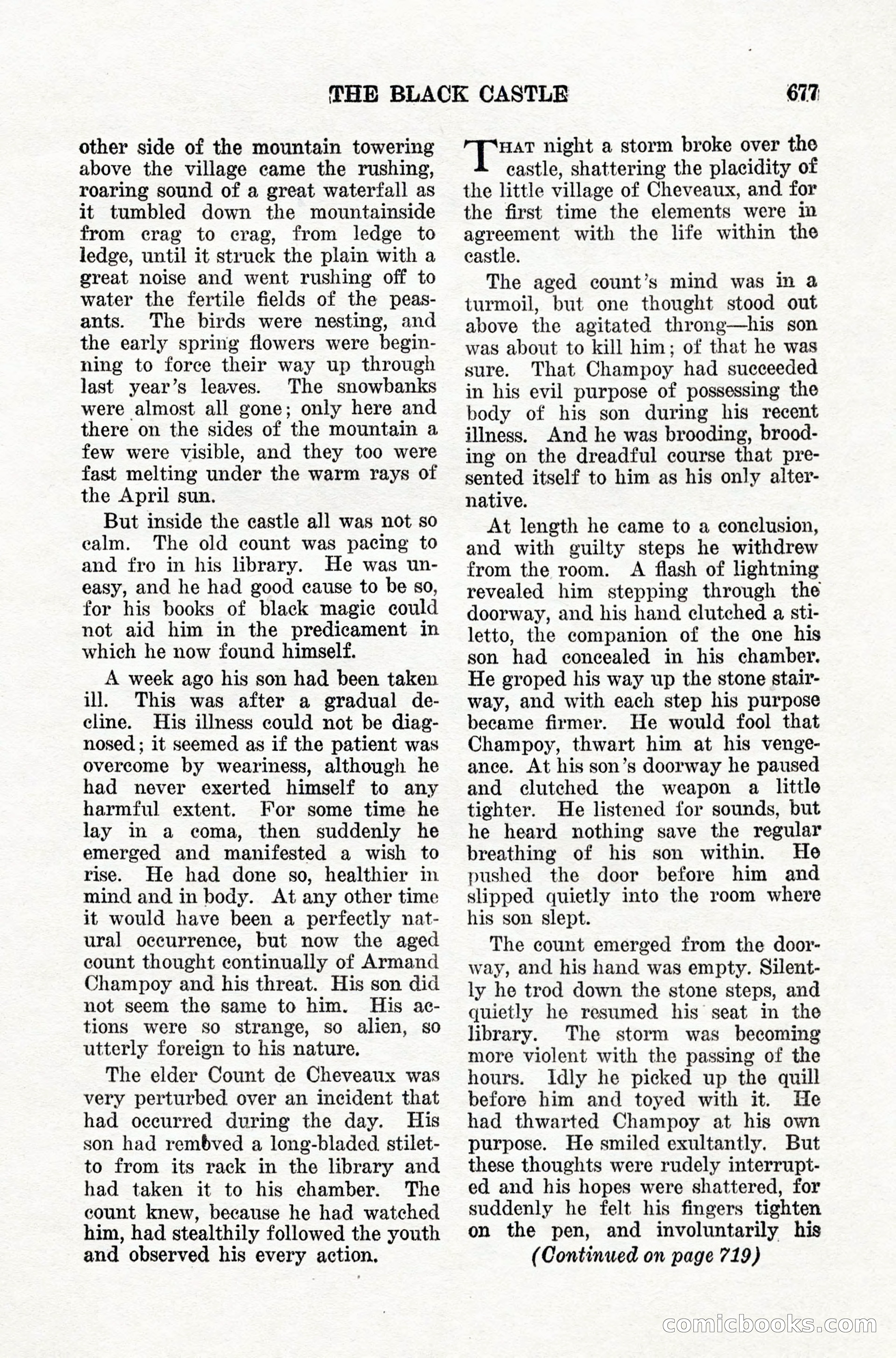 Weird Tales, Vol. IX, No. 5 — page 103 of 148