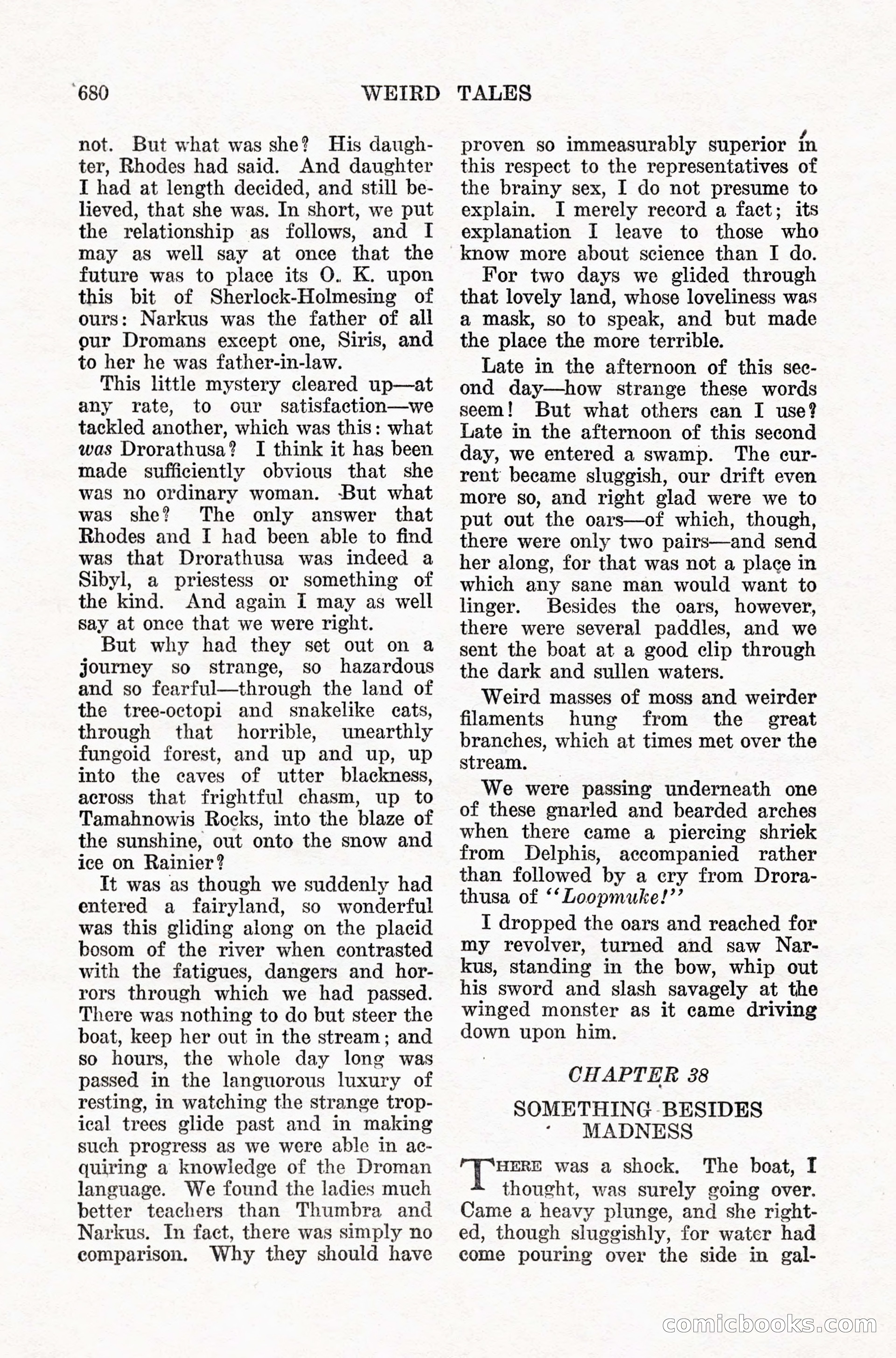 Weird Tales, Vol. IX, No. 5 — page 106 of 148