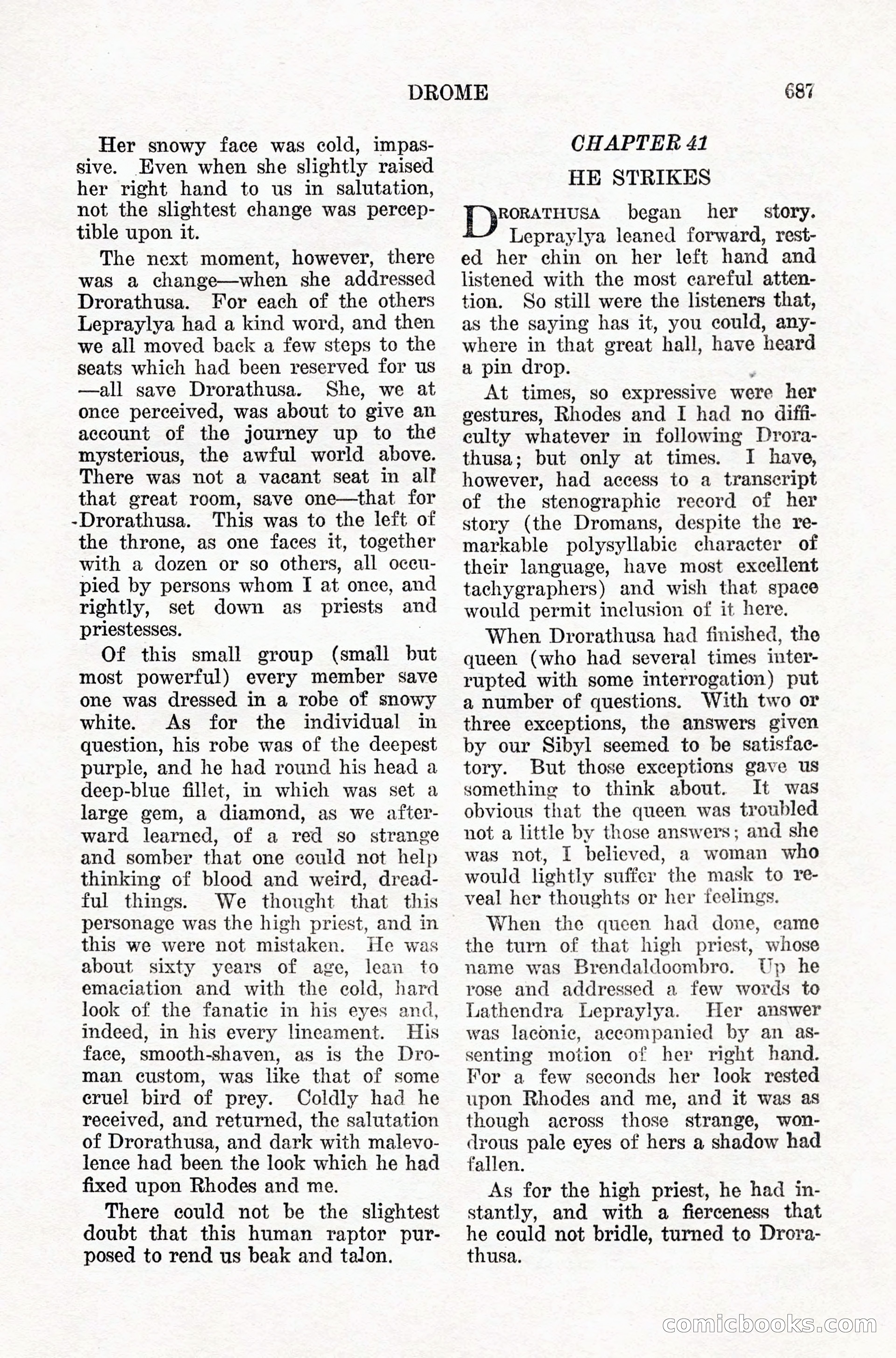 Weird Tales, Vol. IX, No. 5 — page 113 of 148