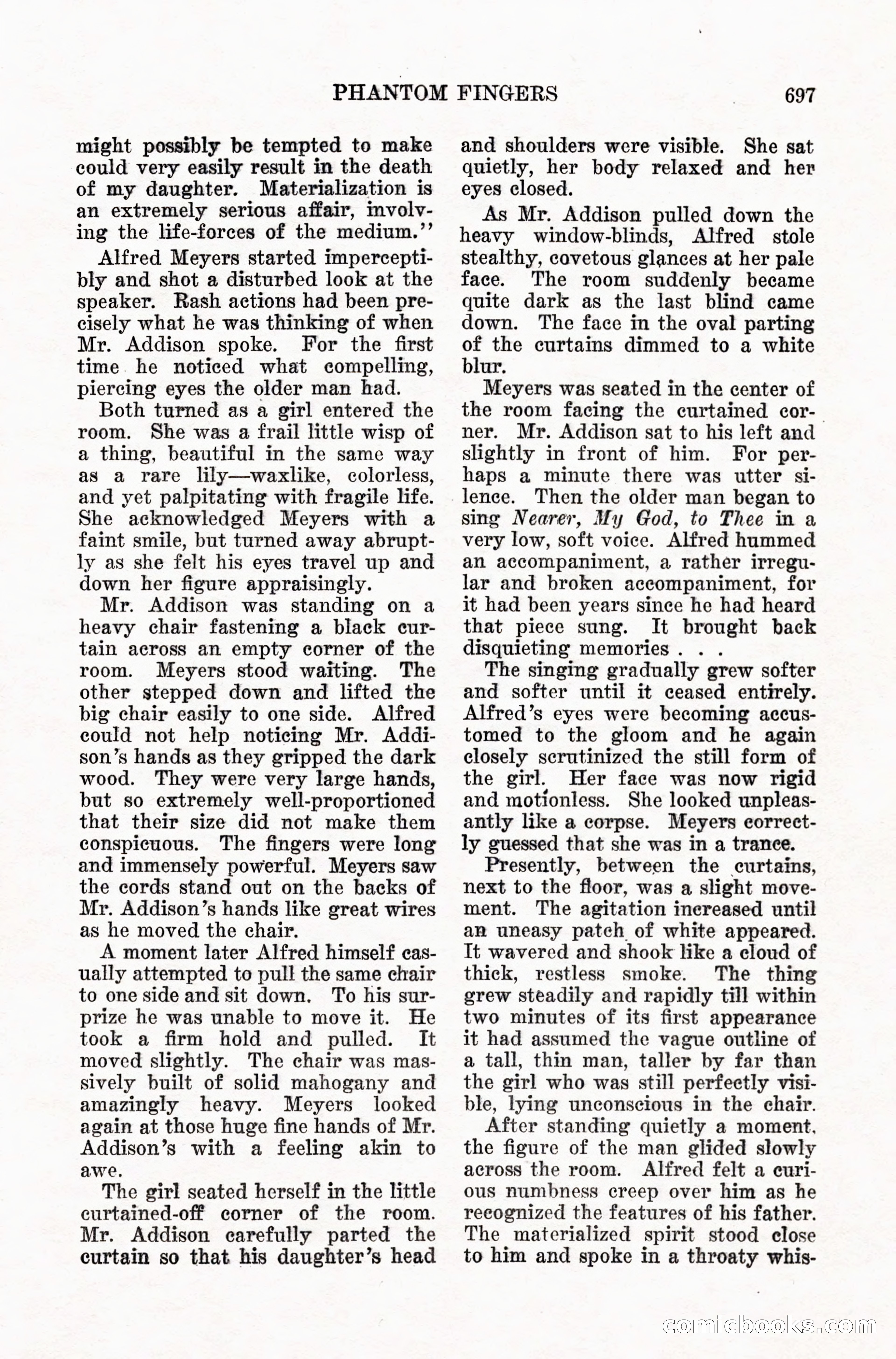 Weird Tales, Vol. IX, No. 5 — page 123 of 148