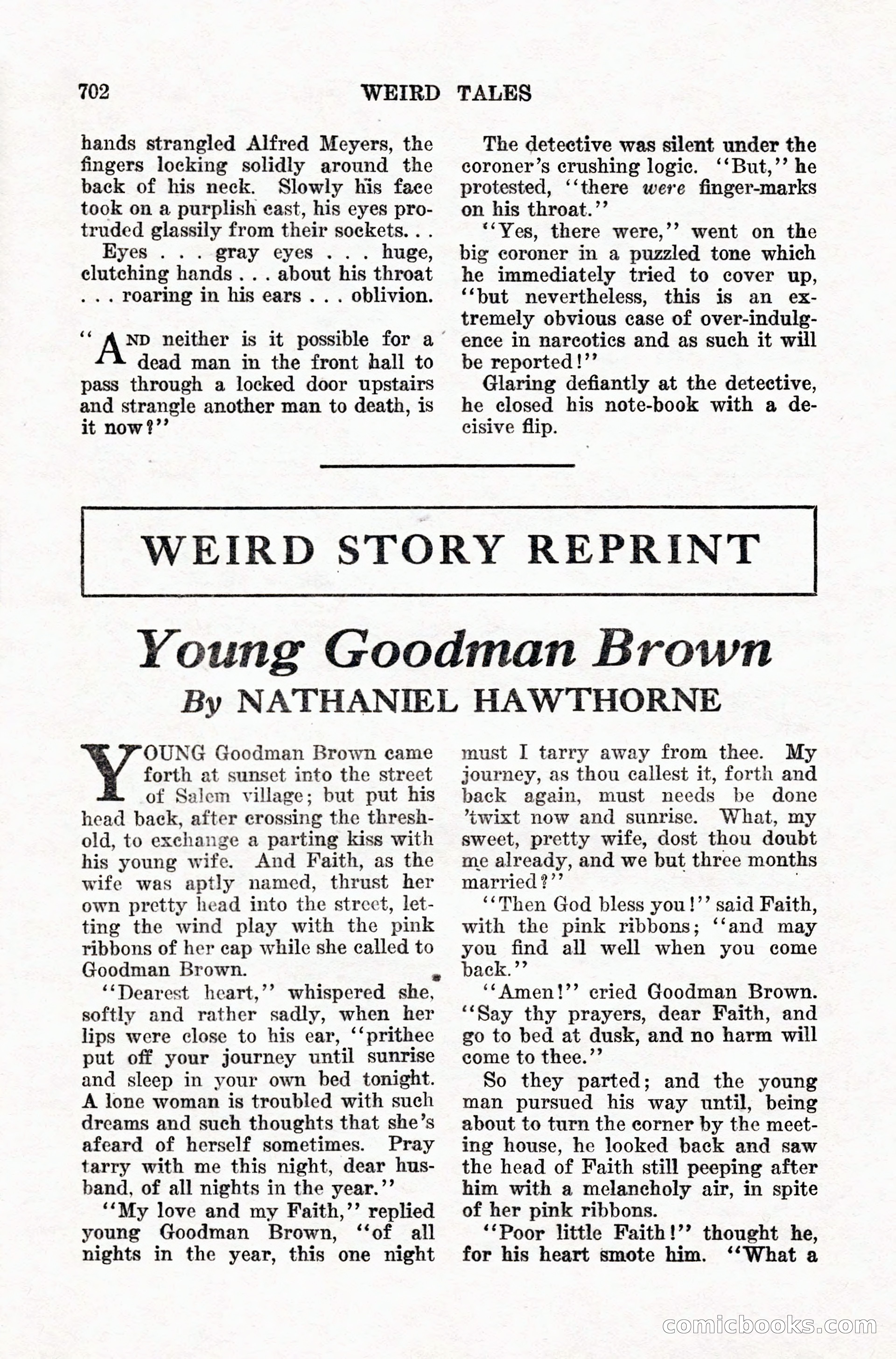 Weird Tales, Vol. IX, No. 5 — page 128 of 148