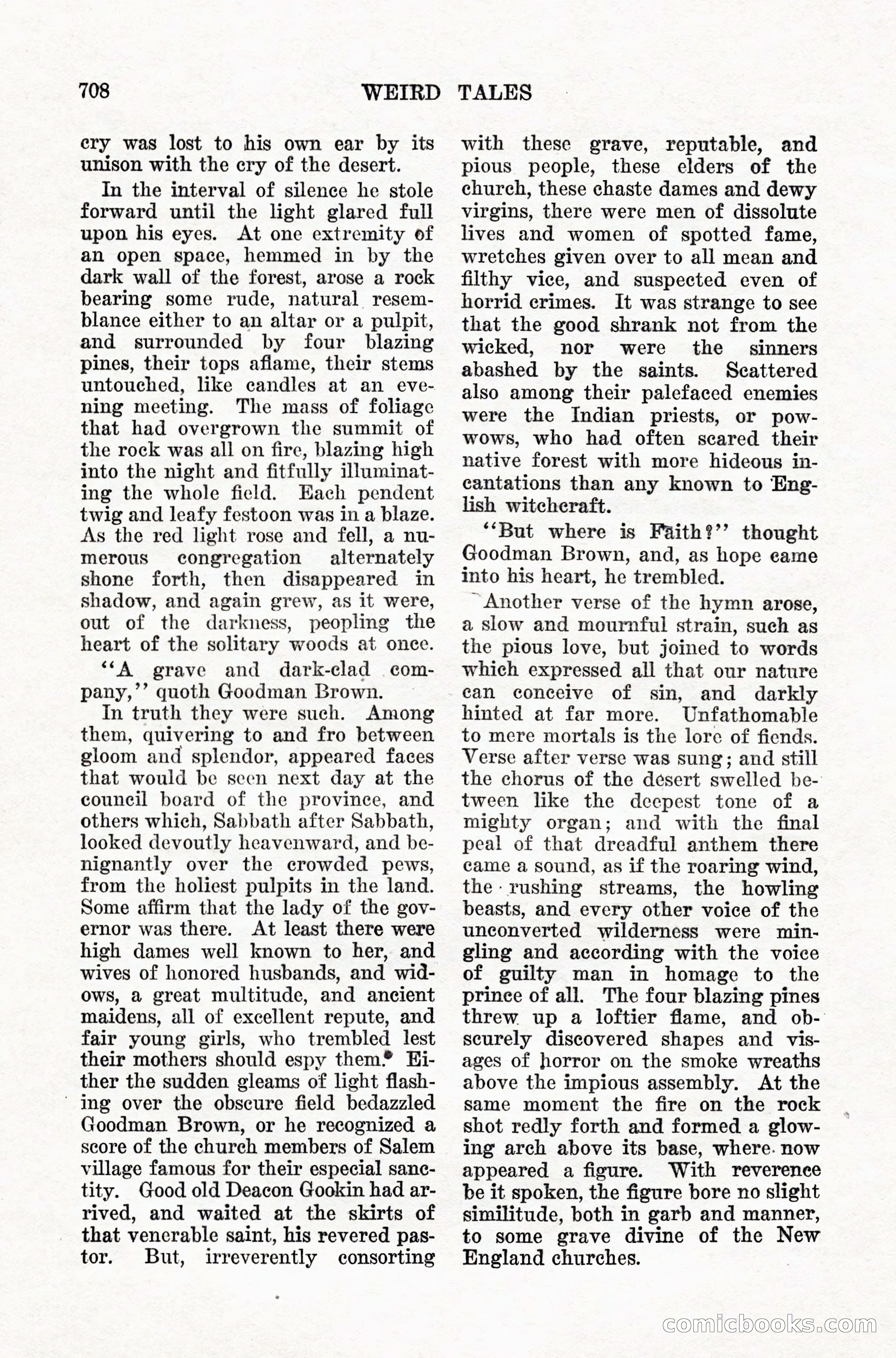 Weird Tales, Vol. IX, No. 5 — page 134 of 148