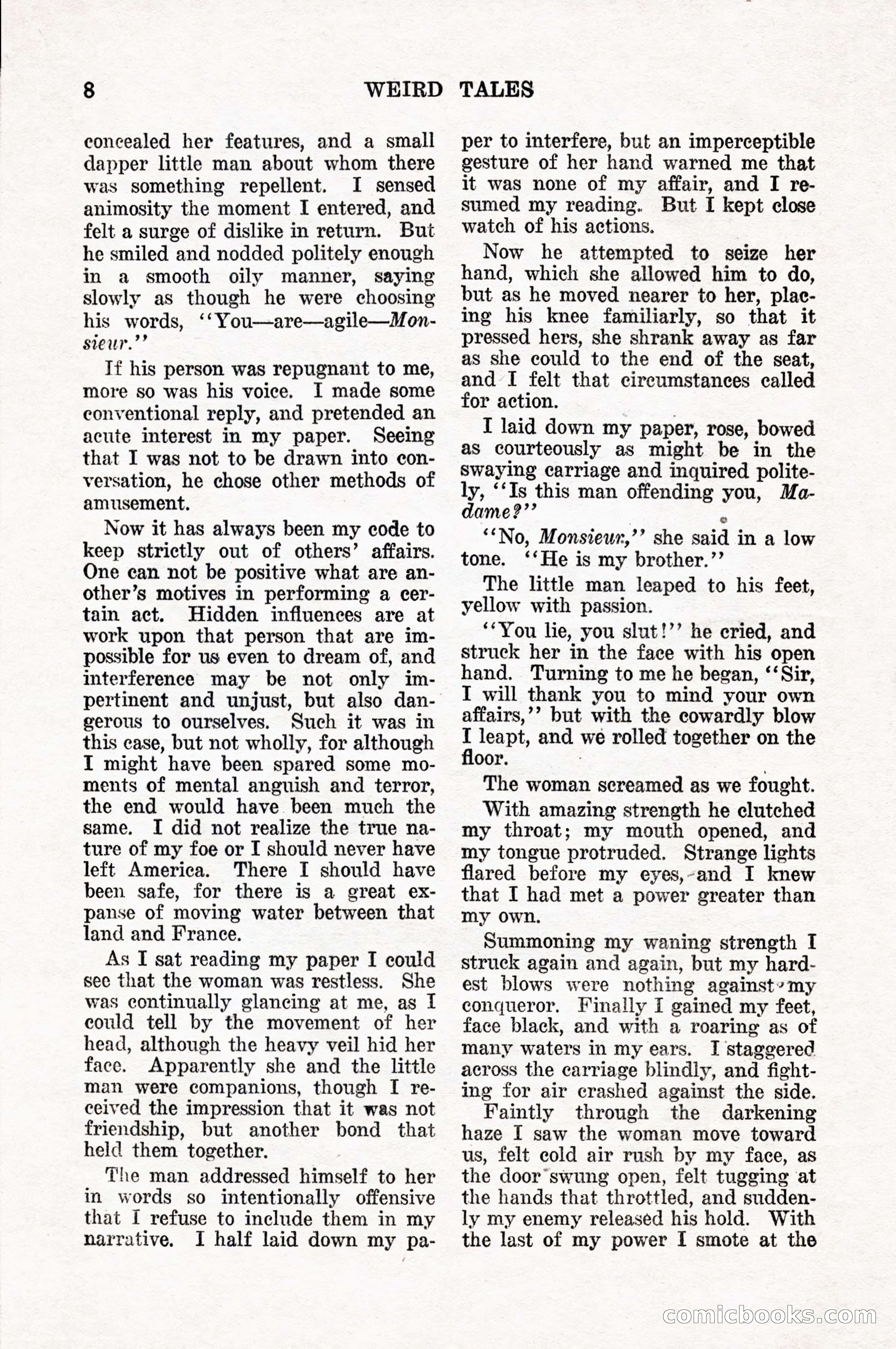 Weird Tales, Vol. 10, No. 1 — page 10 of 148