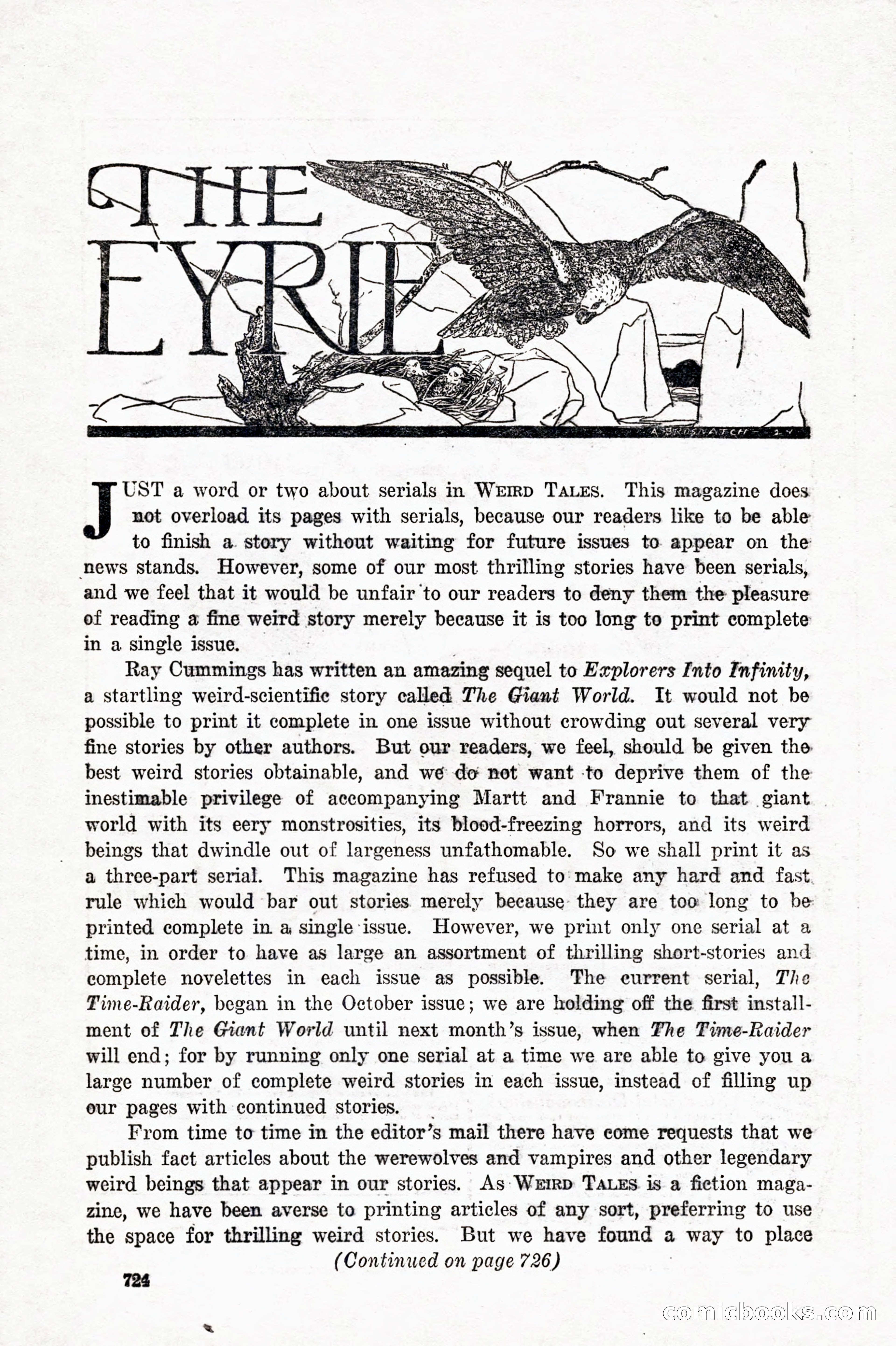 Weird Tales, December 1927 — page 6 of 148