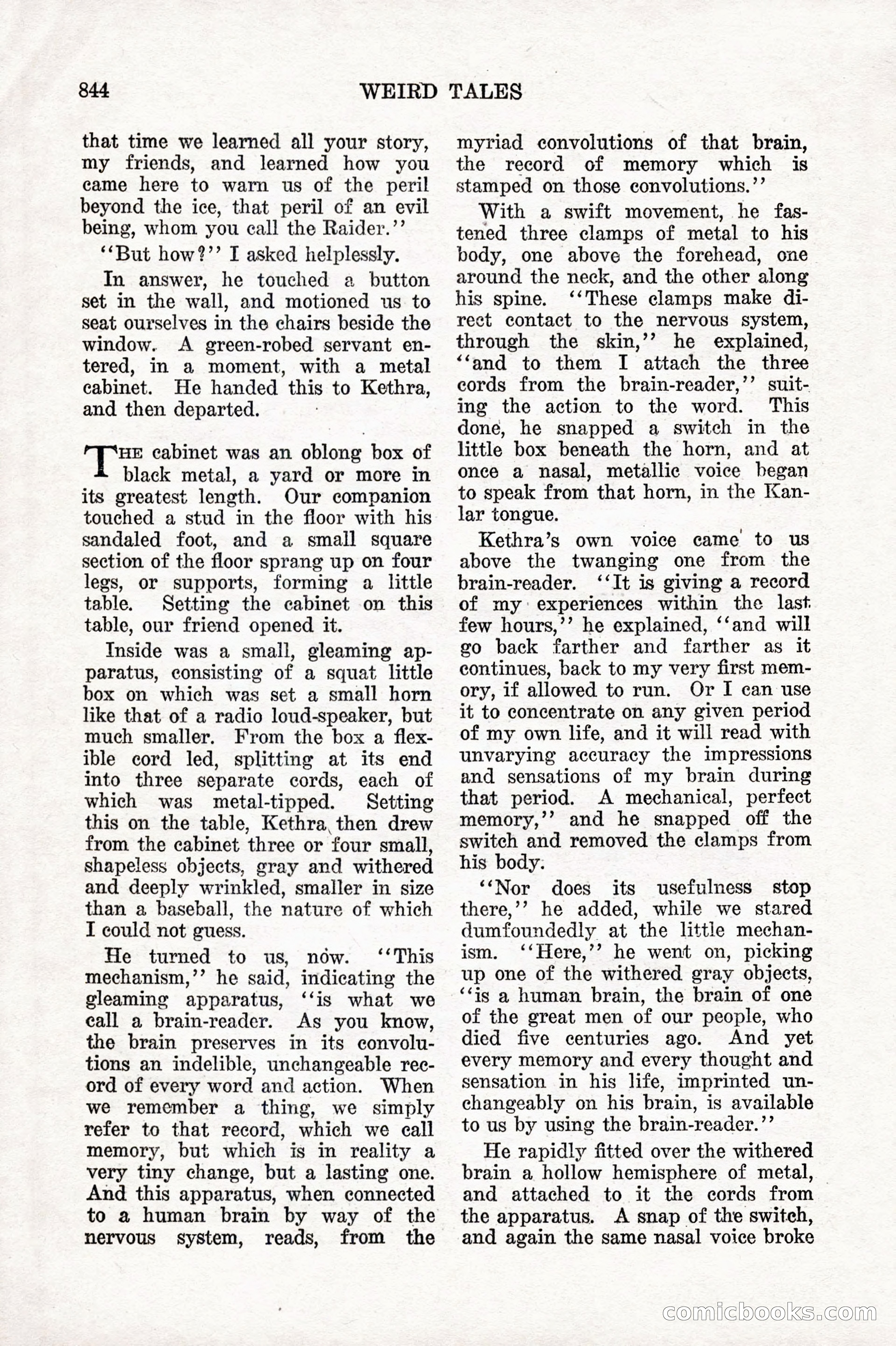 Weird Tales, December 1927 — page 126 of 148