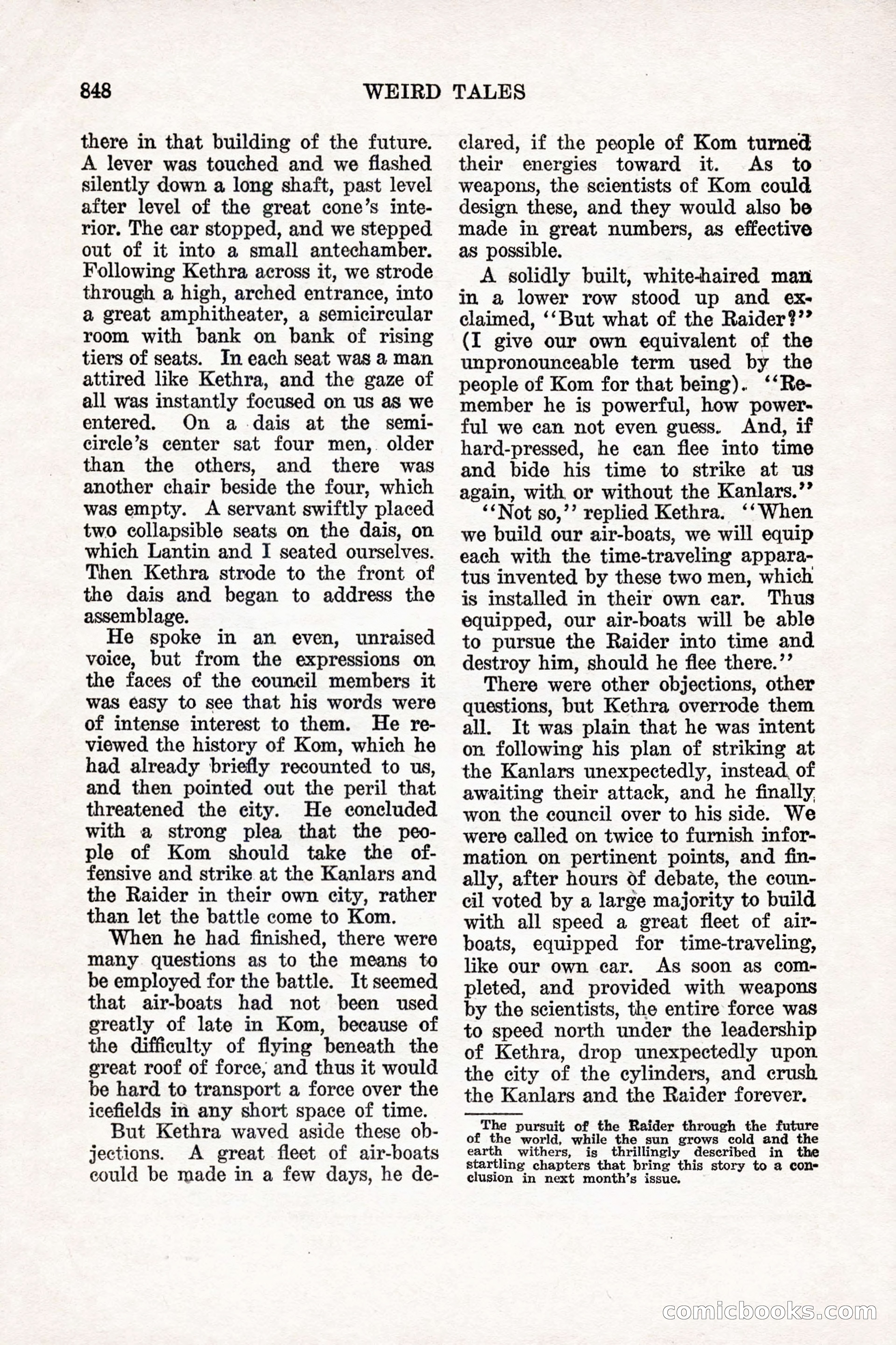 Weird Tales, December 1927 — page 130 of 148