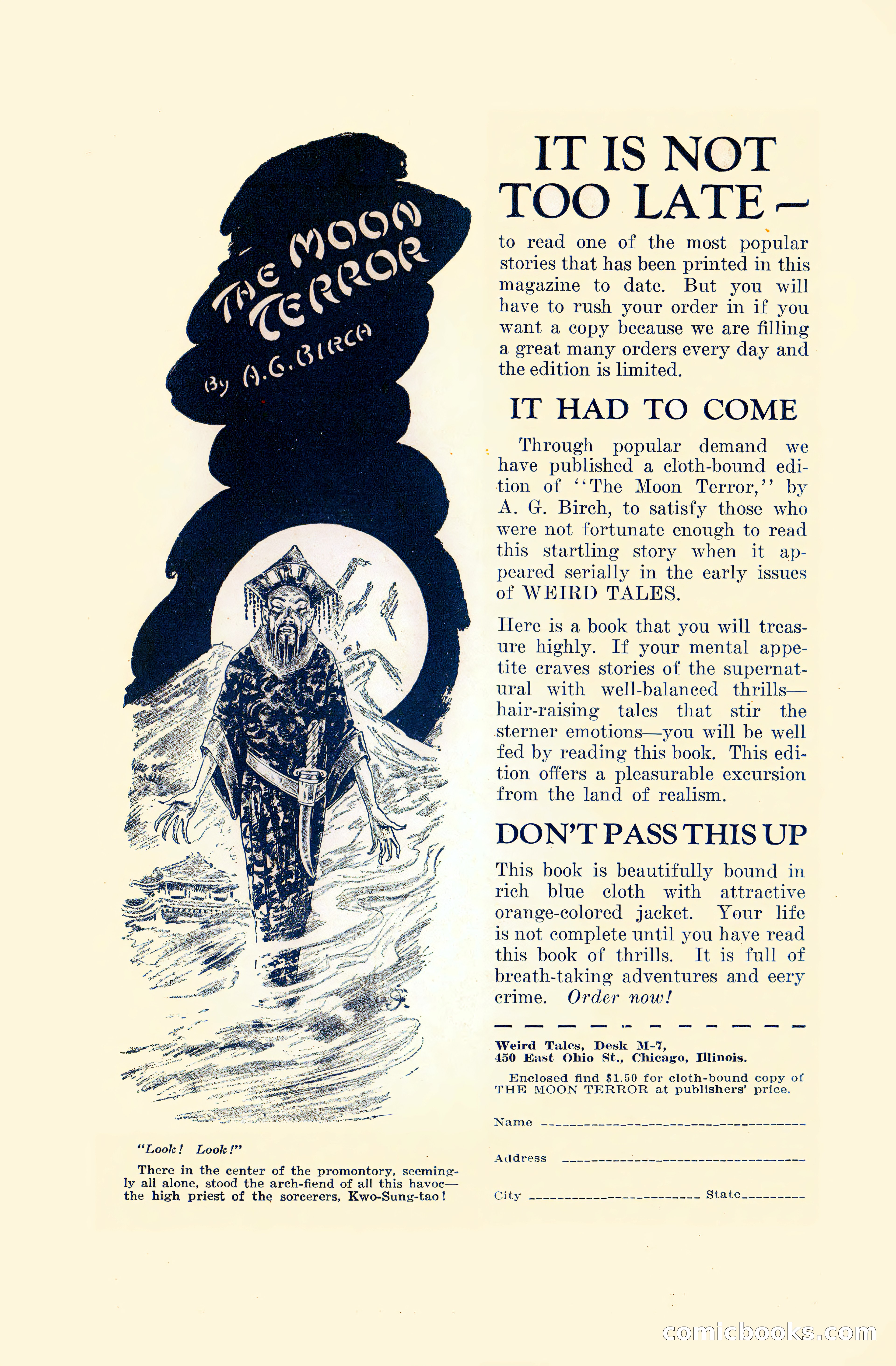 Weird Tales, September 1928 — page 2 of 148