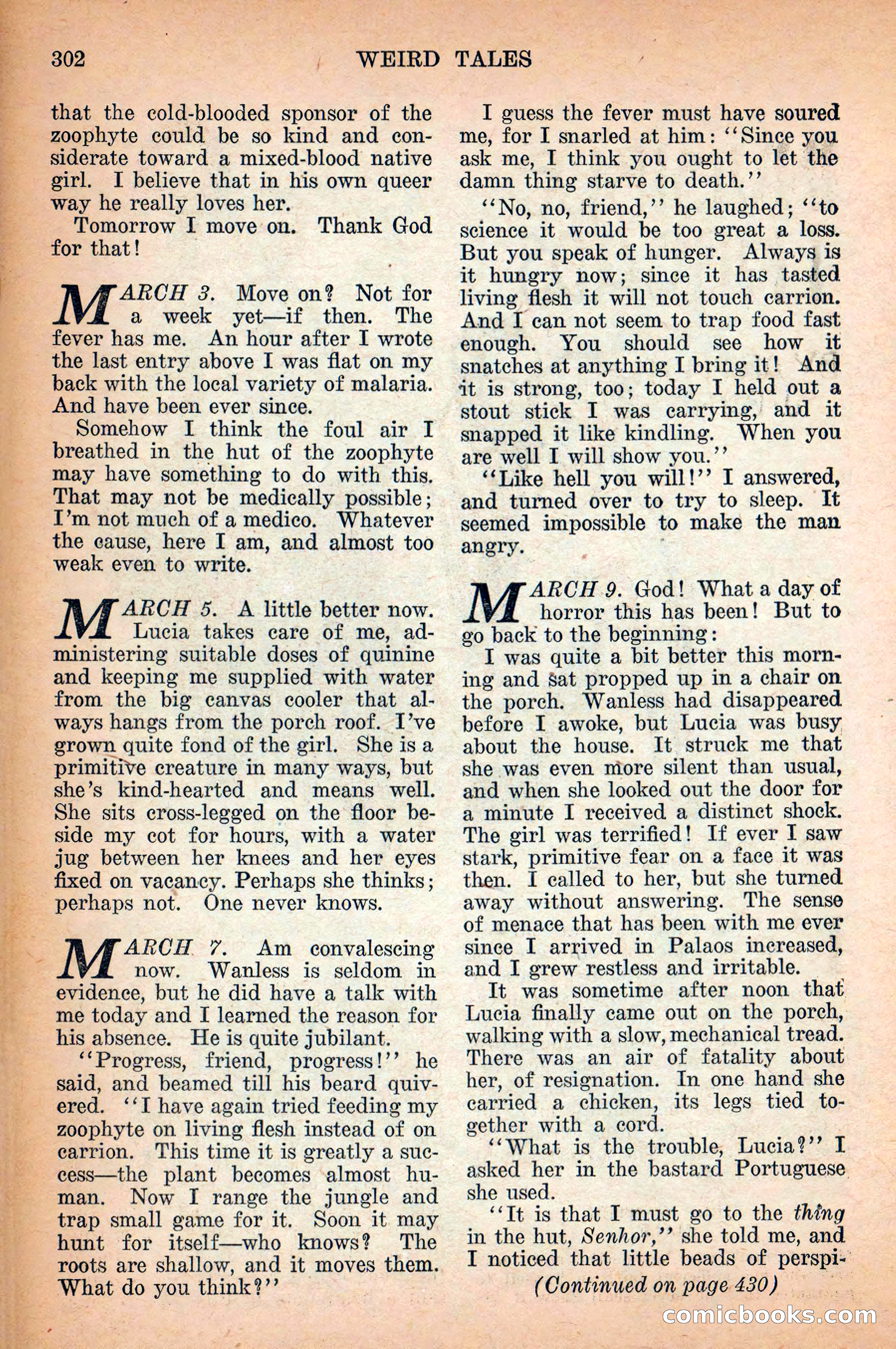 Weird Tales, September 1928 — page 16 of 148