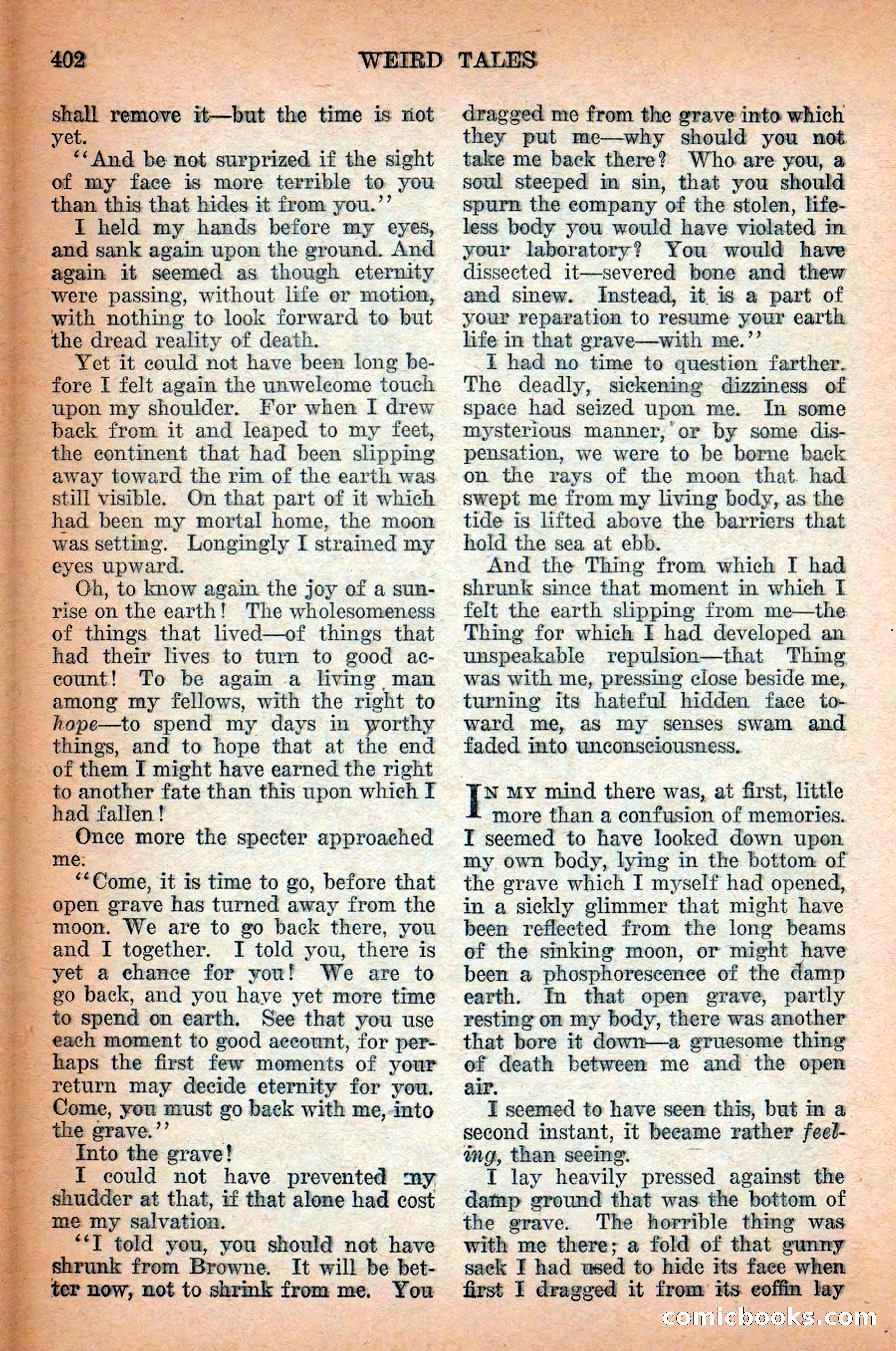 Weird Tales, September 1928 — page 116 of 148