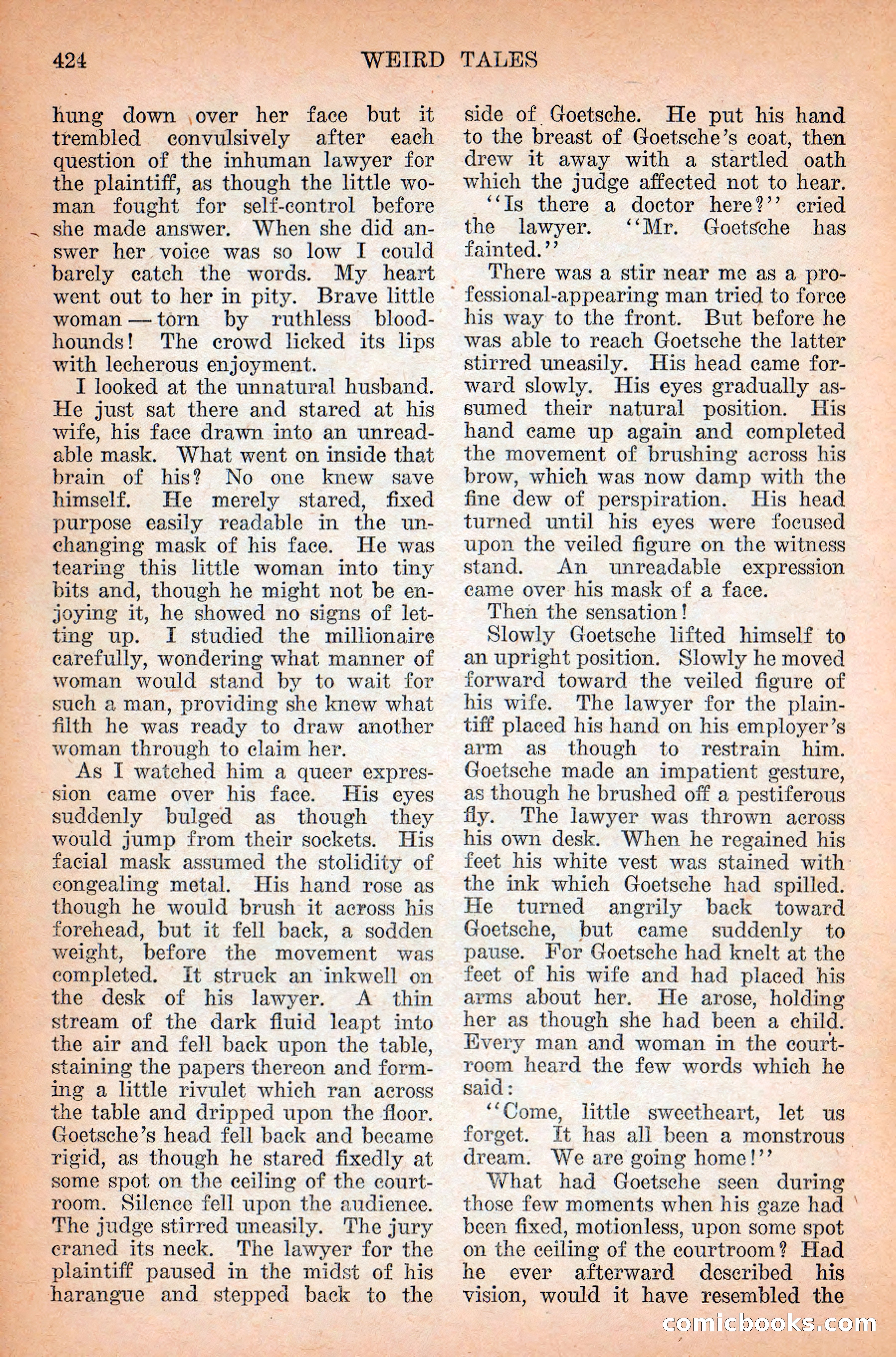 Weird Tales, September 1928 — page 138 of 148