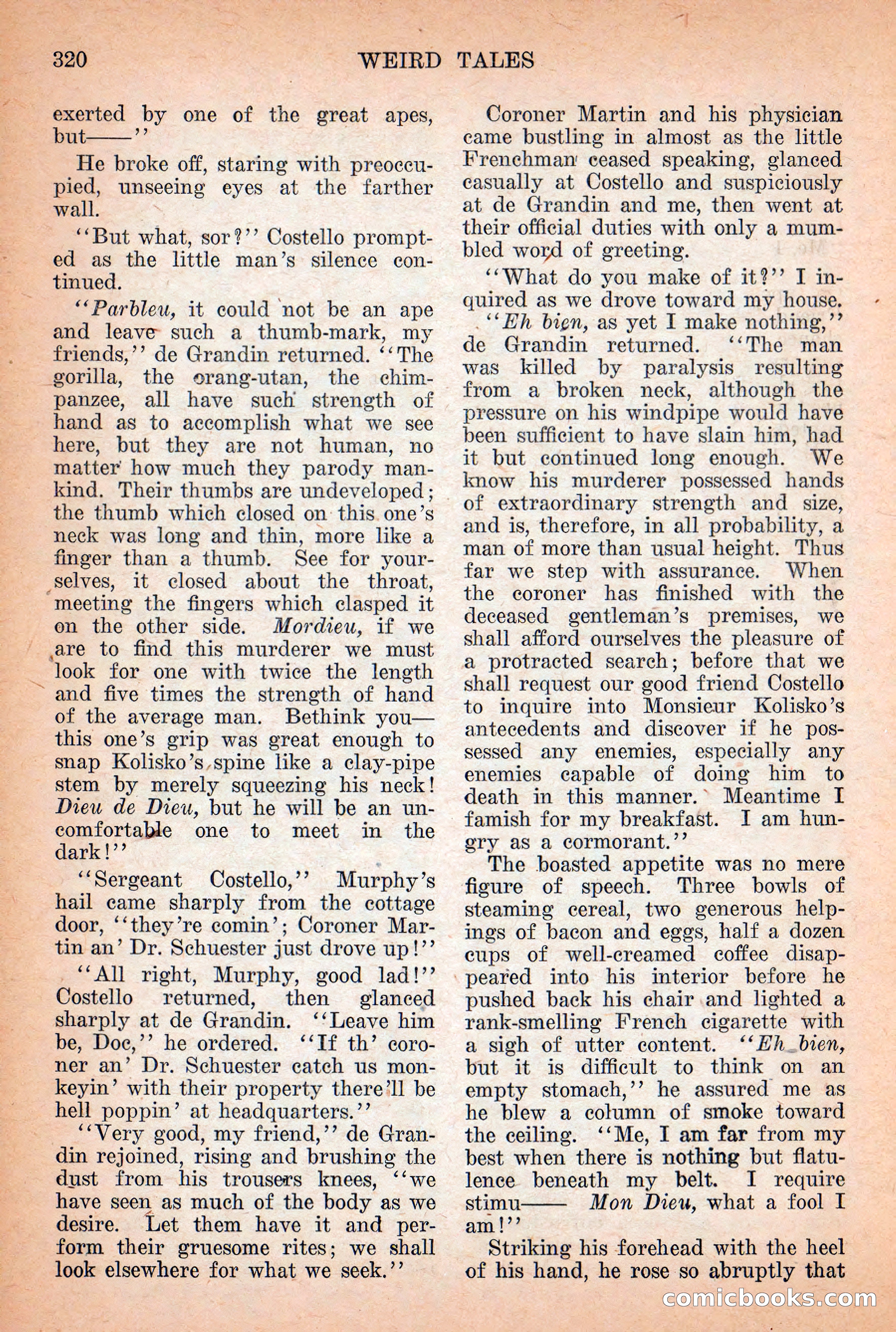 Weird Tales, Vol. 12 No. 3 — page 34 of 148