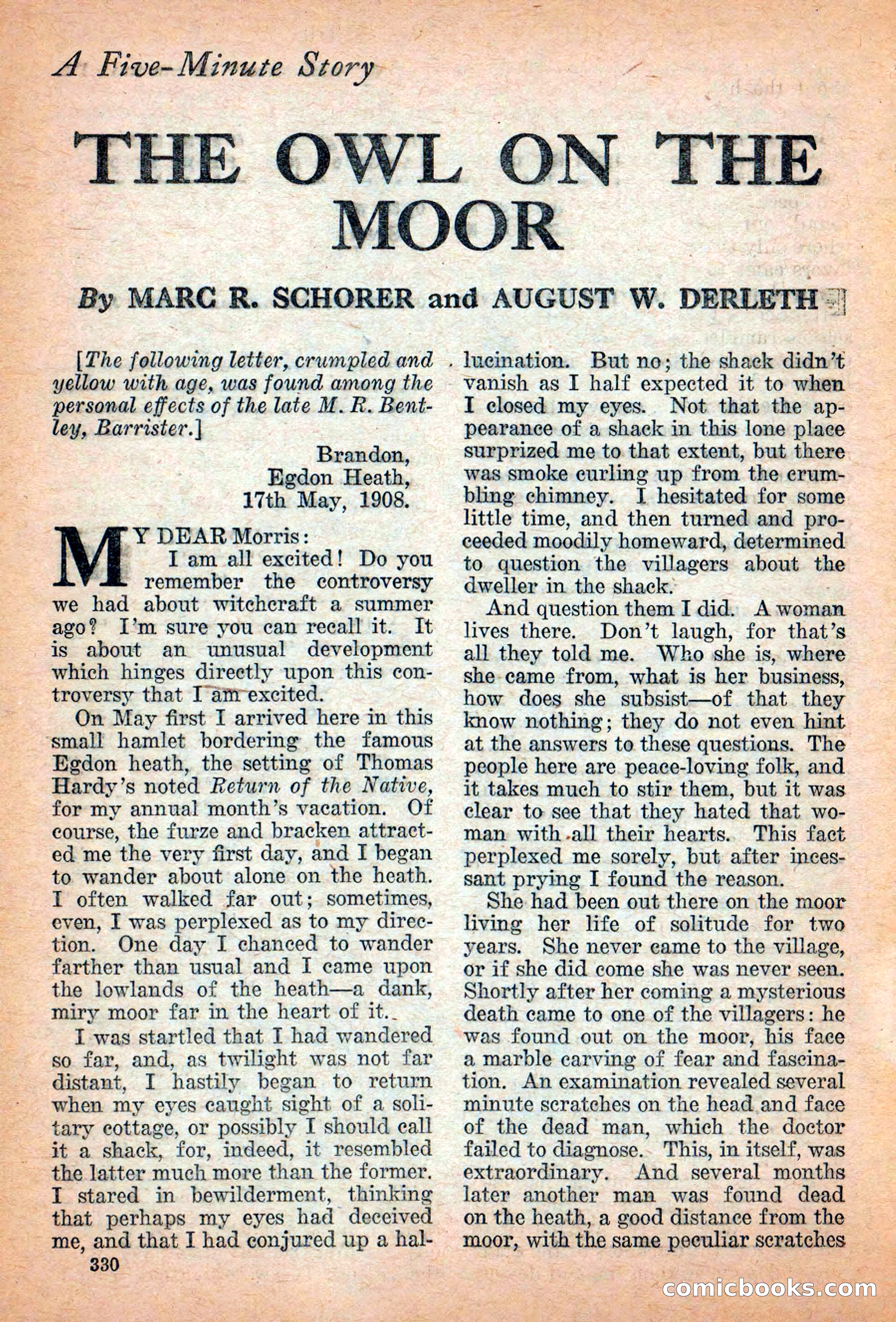 Weird Tales, Vol. 12 No. 3 — page 44 of 148
