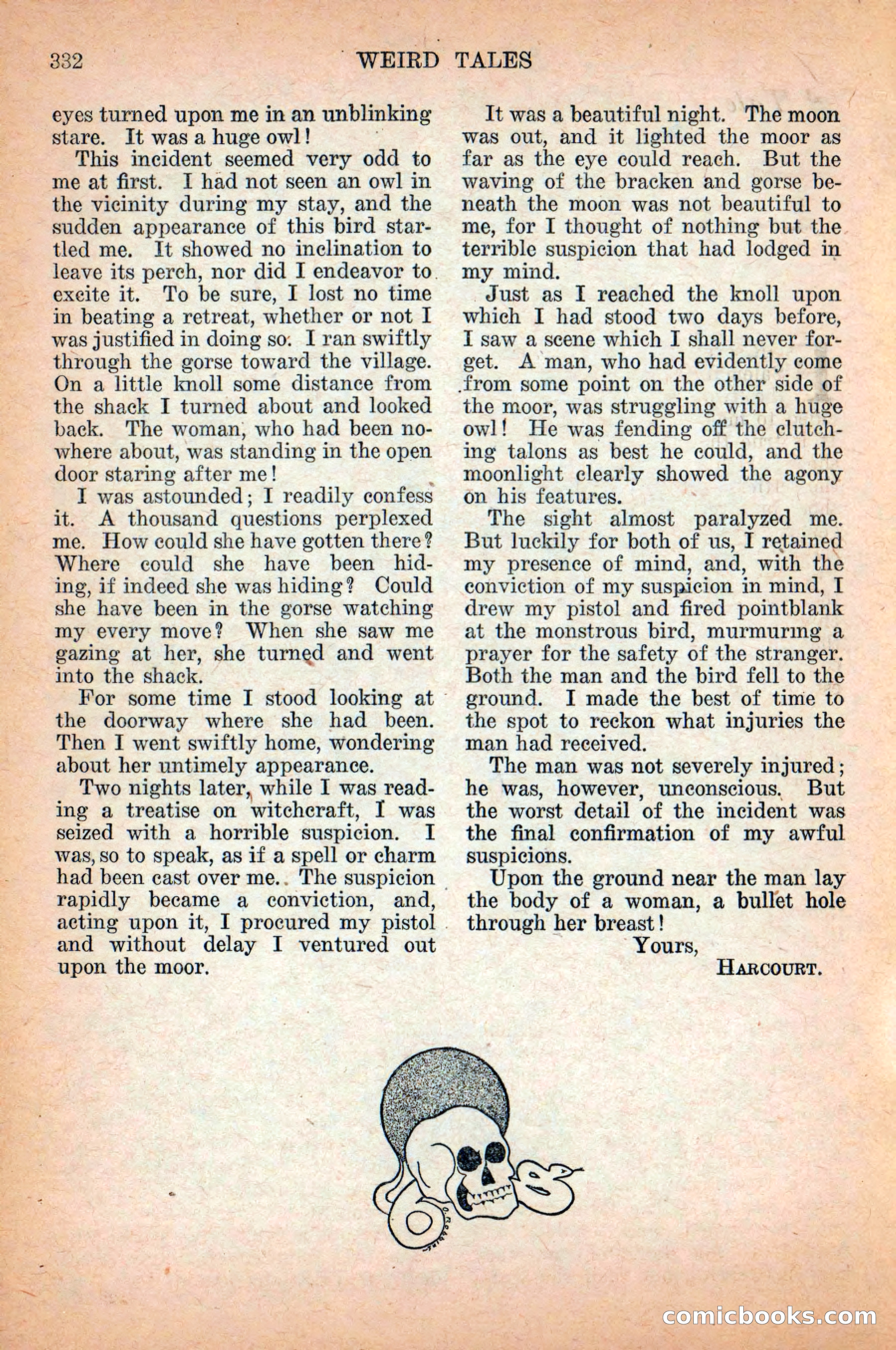 Weird Tales, Vol. 12 No. 3 — page 46 of 148