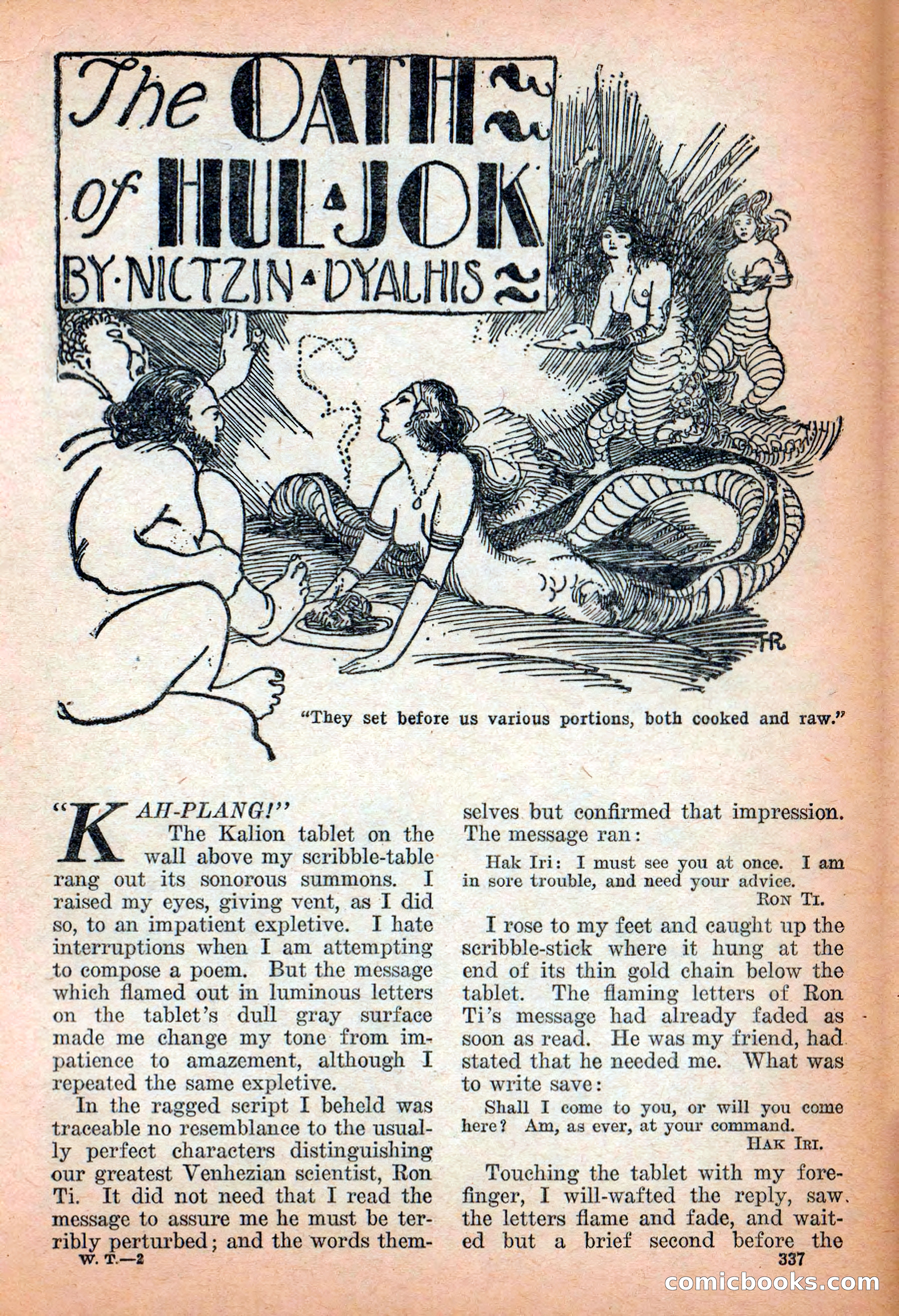 Weird Tales, Vol. 12 No. 3 — page 51 of 148