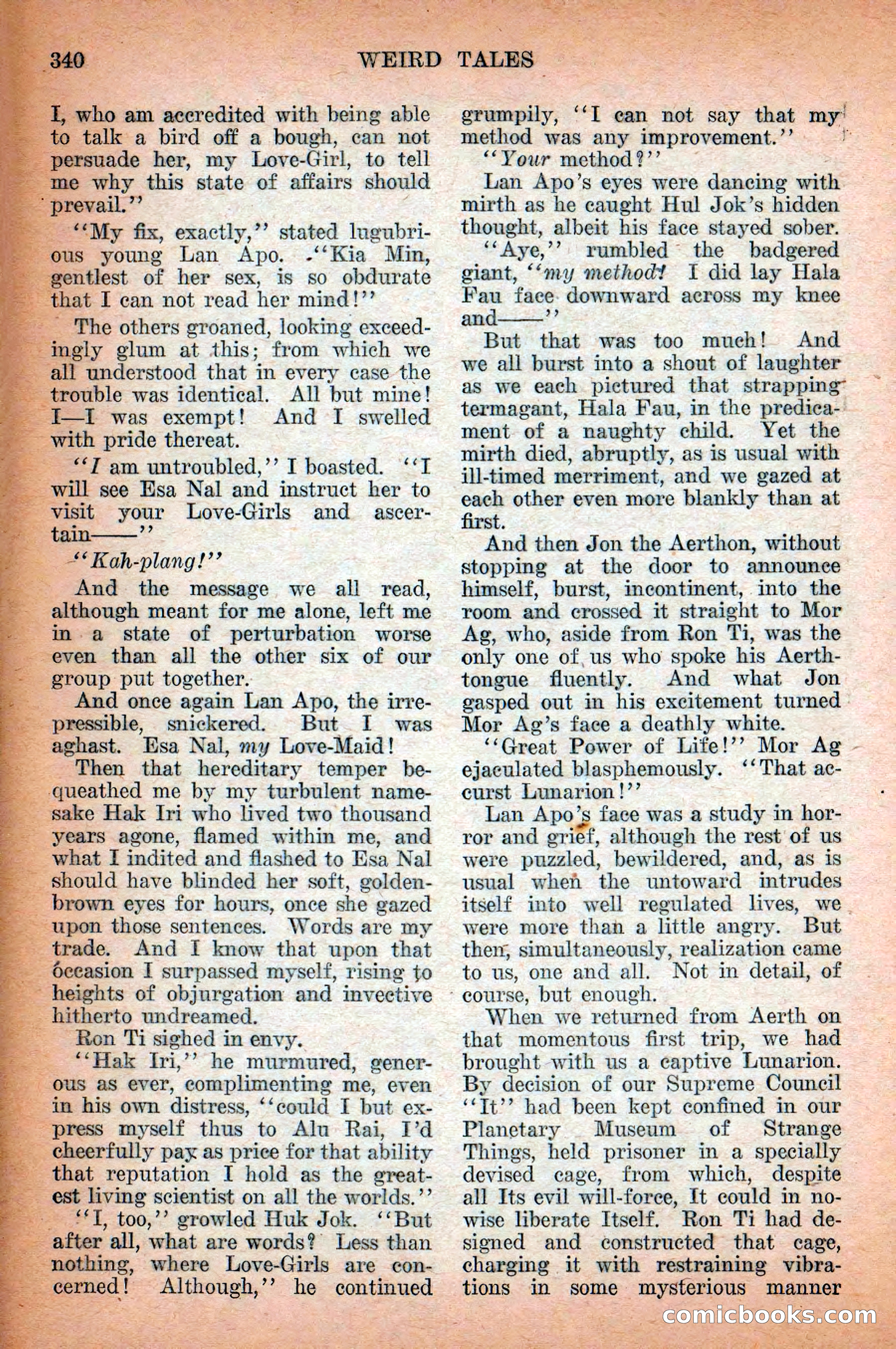 Weird Tales, Vol. 12 No. 3 — page 54 of 148