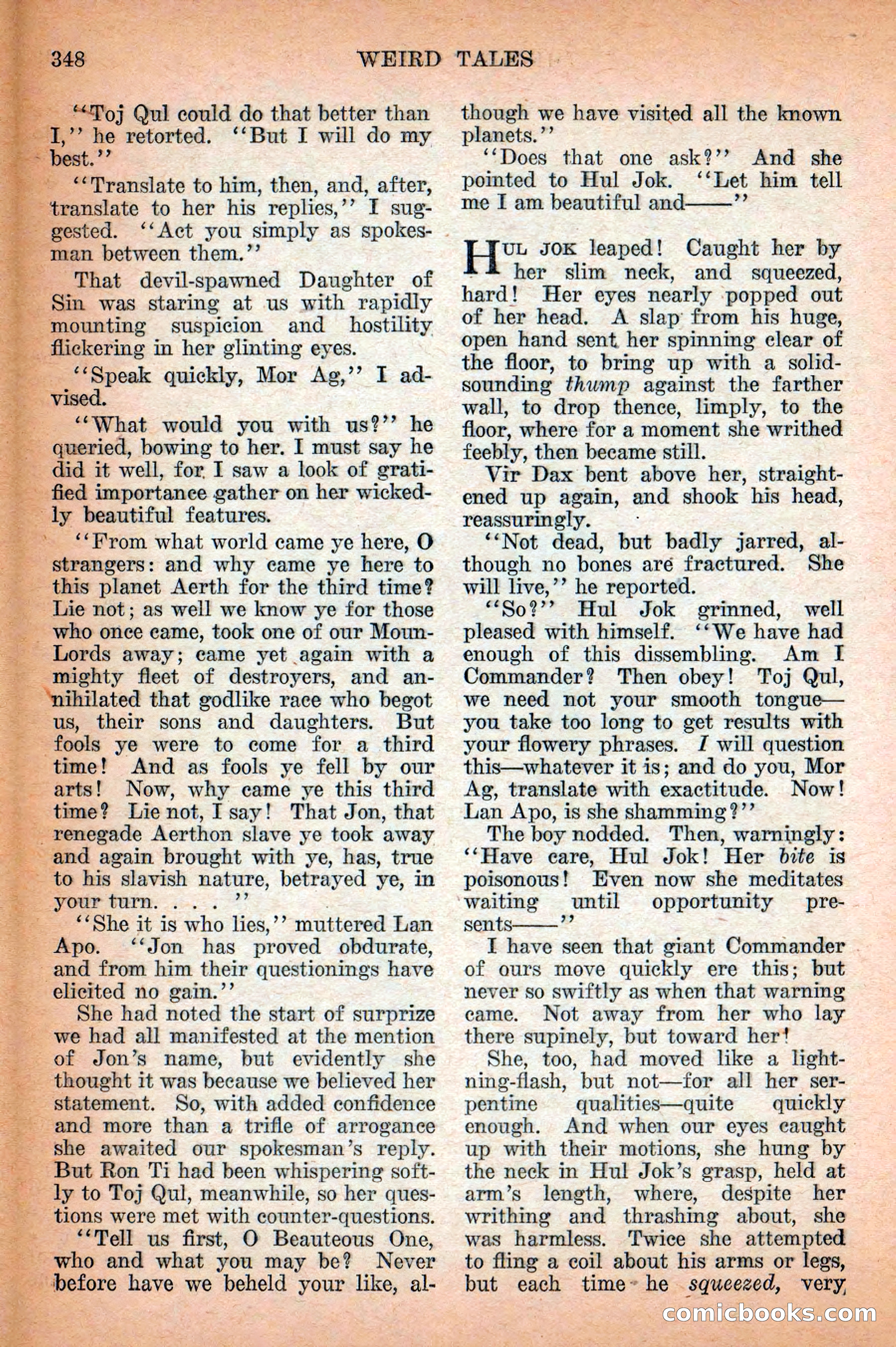 Weird Tales, Vol. 12 No. 3 — page 62 of 148