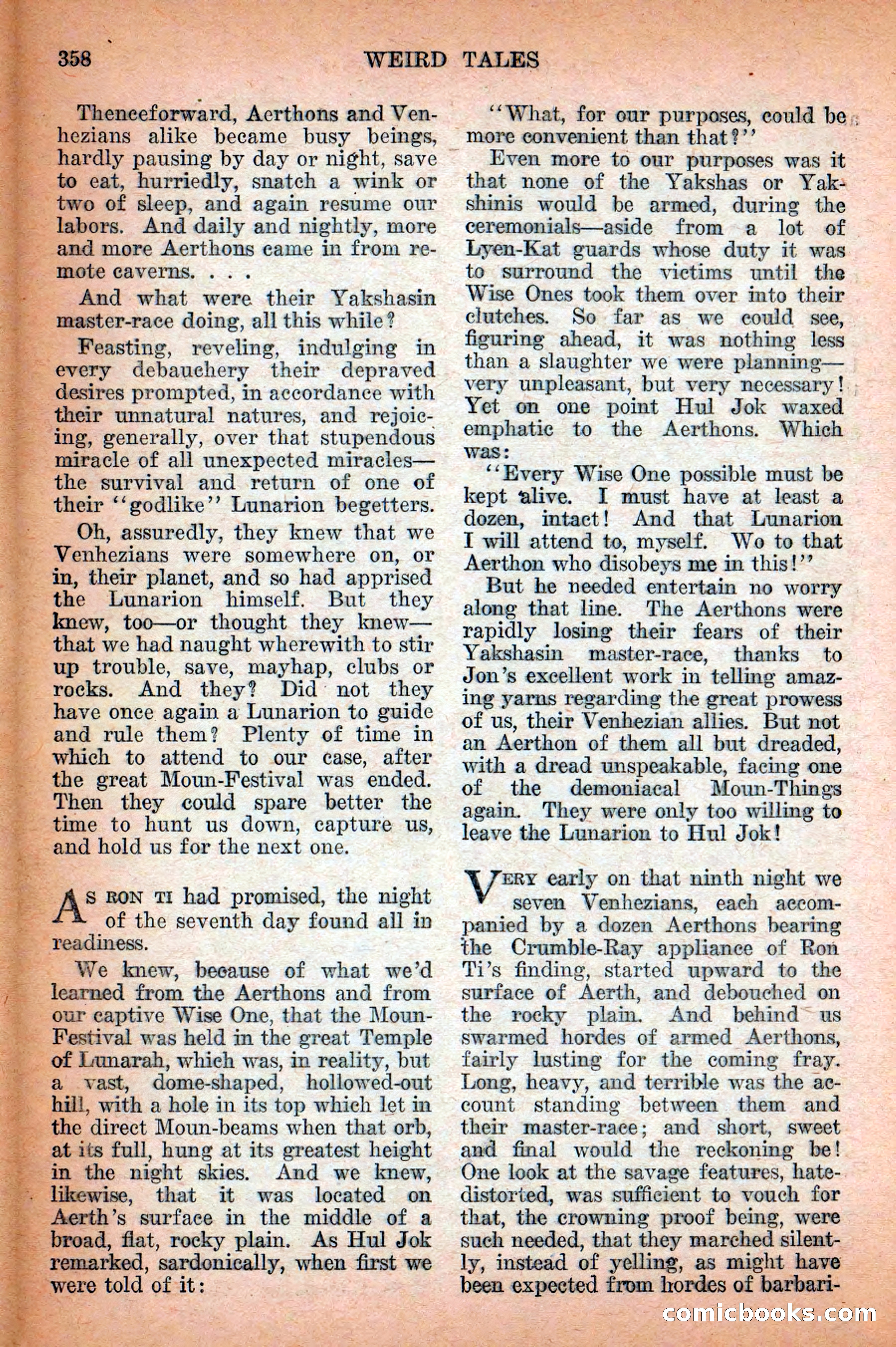 Weird Tales, Vol. 12 No. 3 — page 72 of 148