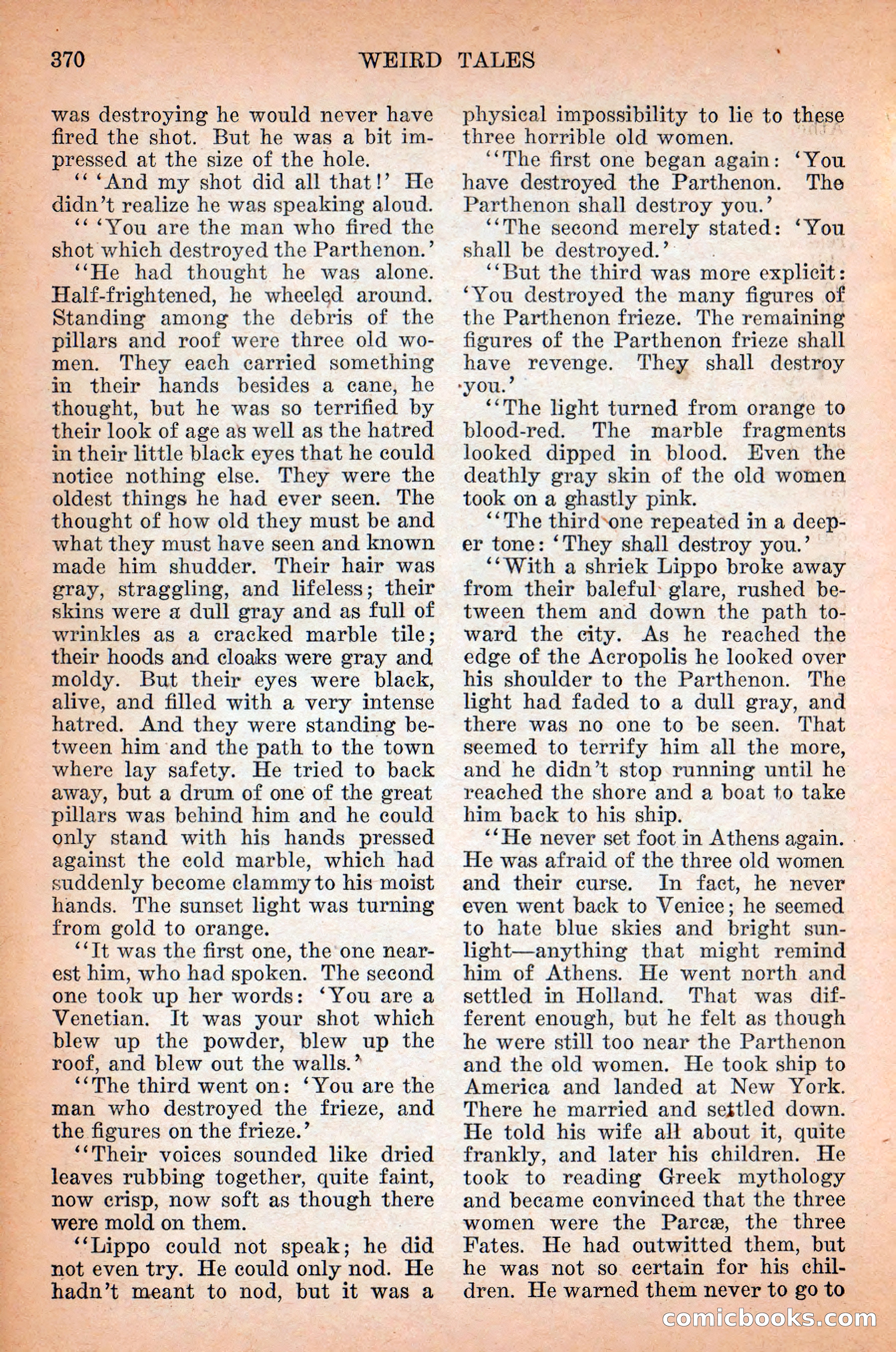 Weird Tales, Vol. 12 No. 3 — page 84 of 148