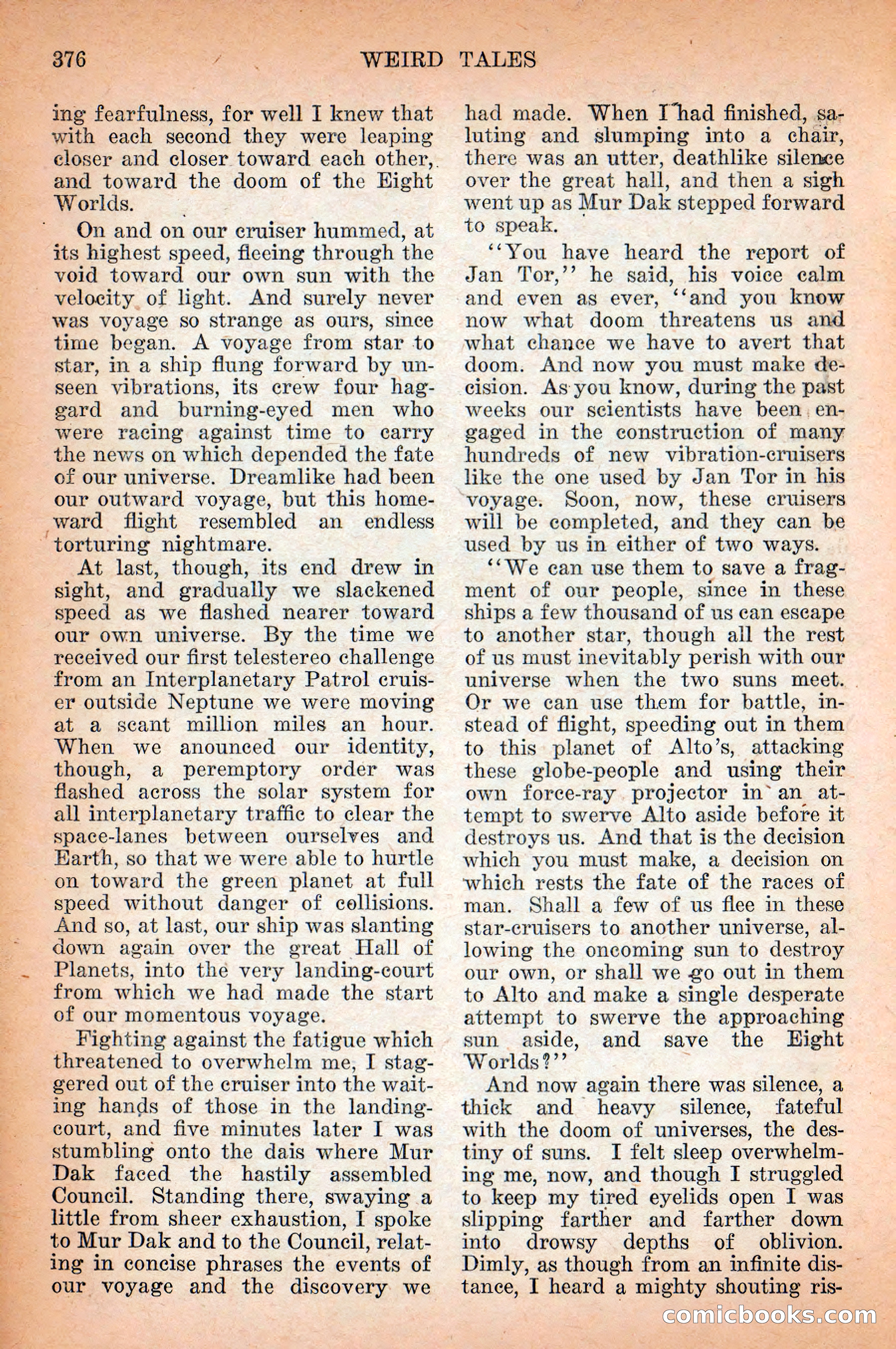 Weird Tales, Vol. 12 No. 3 — page 90 of 148