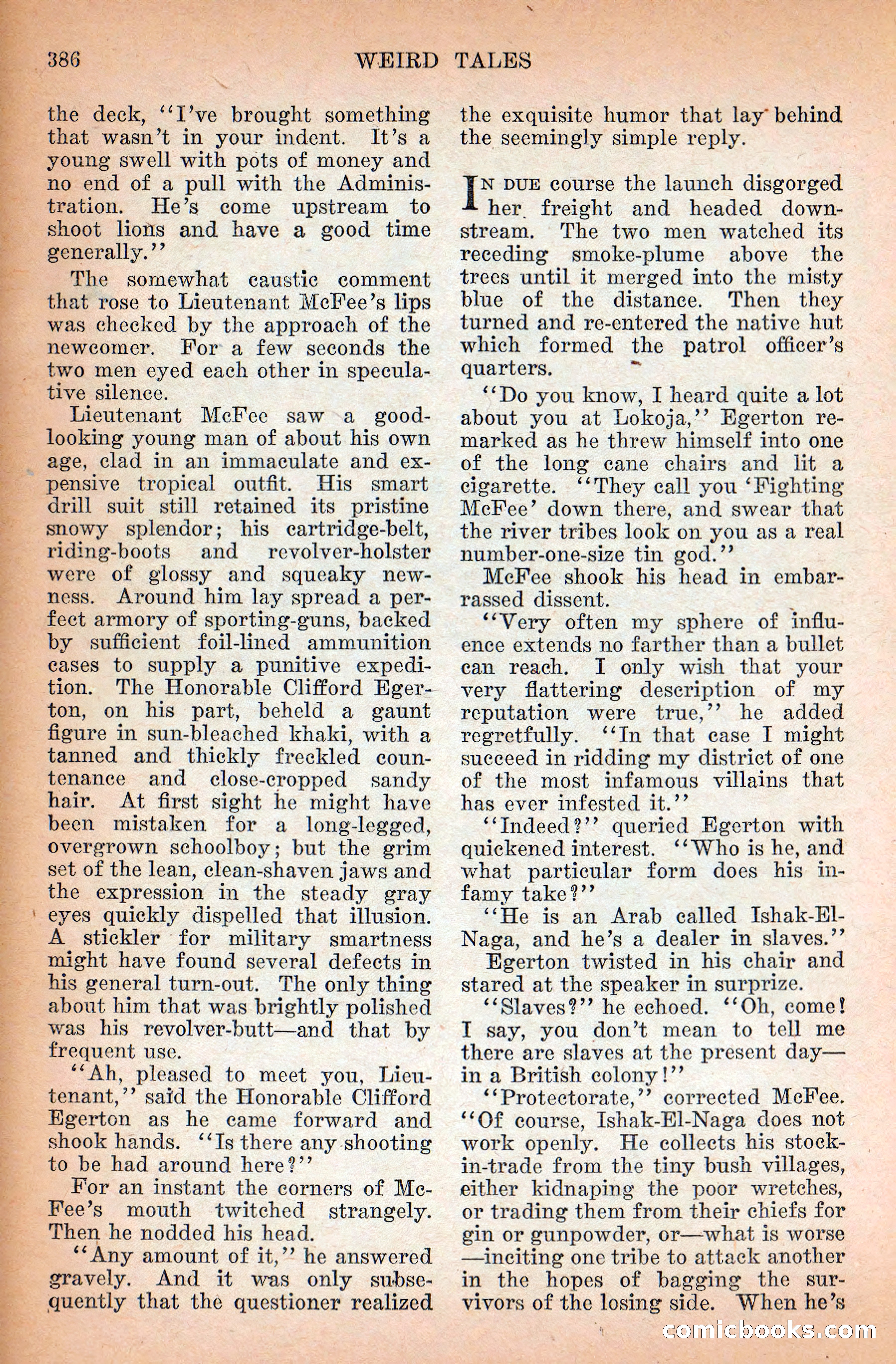 Weird Tales, Vol. 12 No. 3 — page 100 of 148