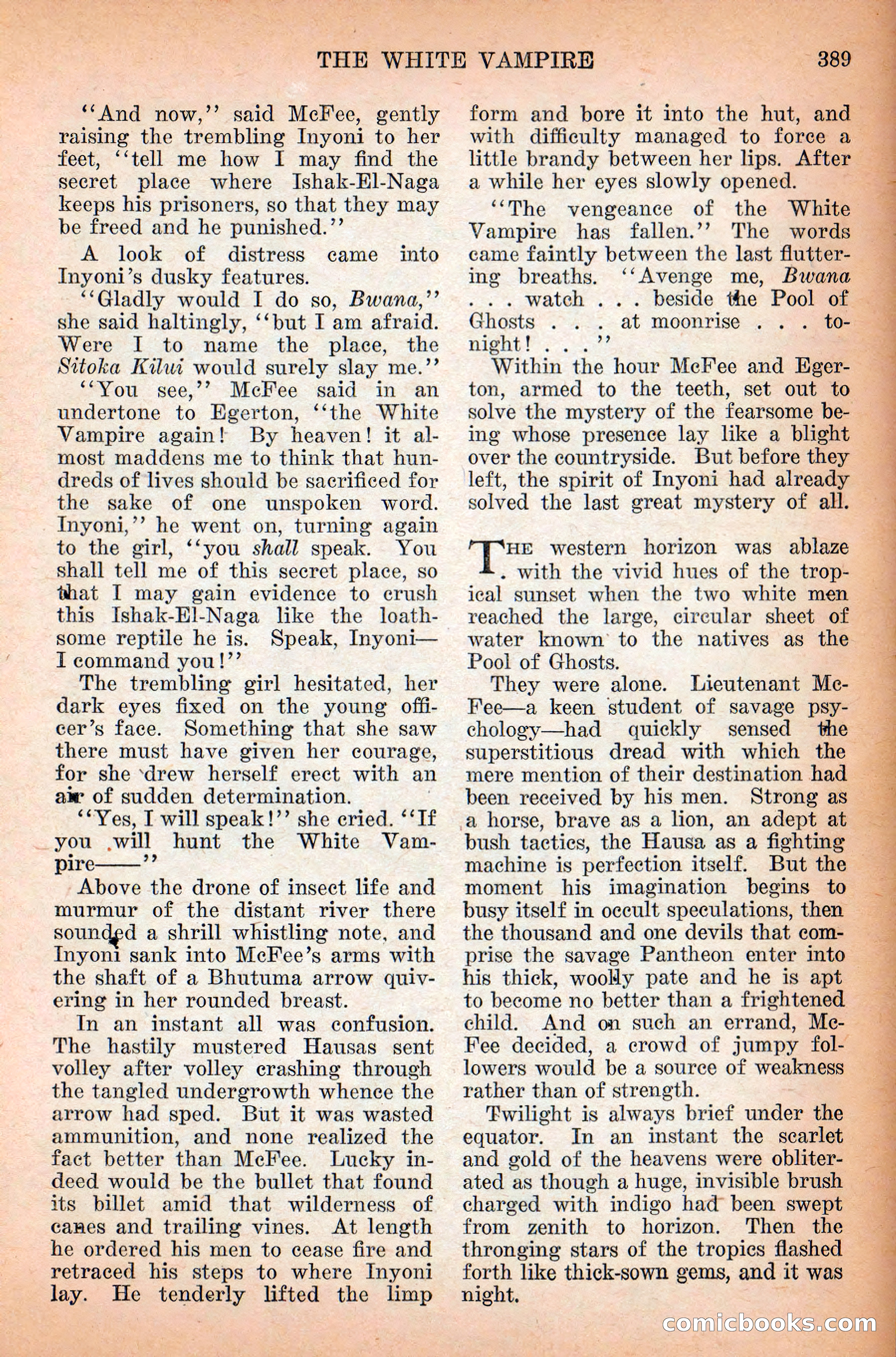 Weird Tales, Vol. 12 No. 3 — page 103 of 148