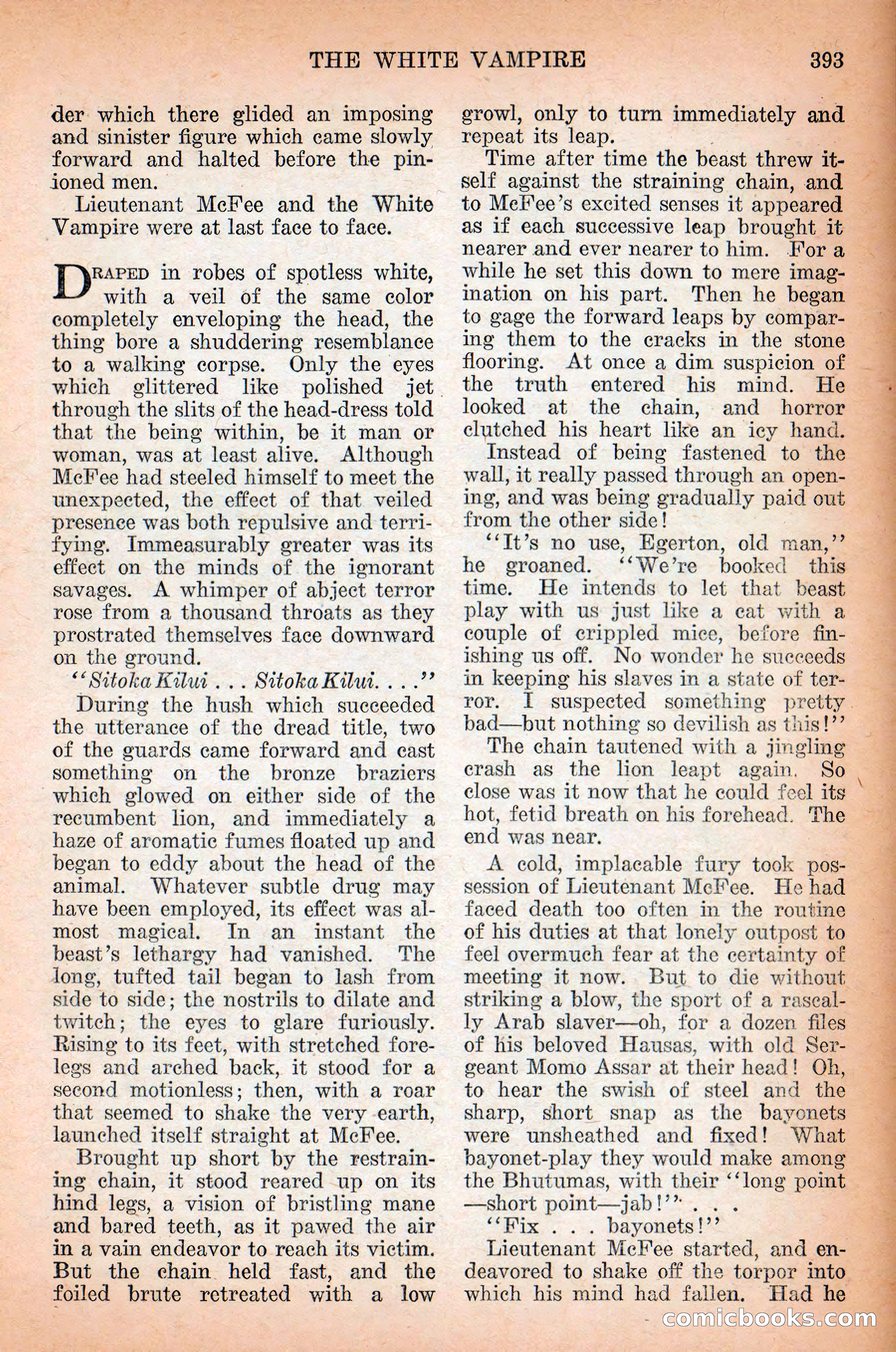 Weird Tales, Vol. 12 No. 3 — page 107 of 148