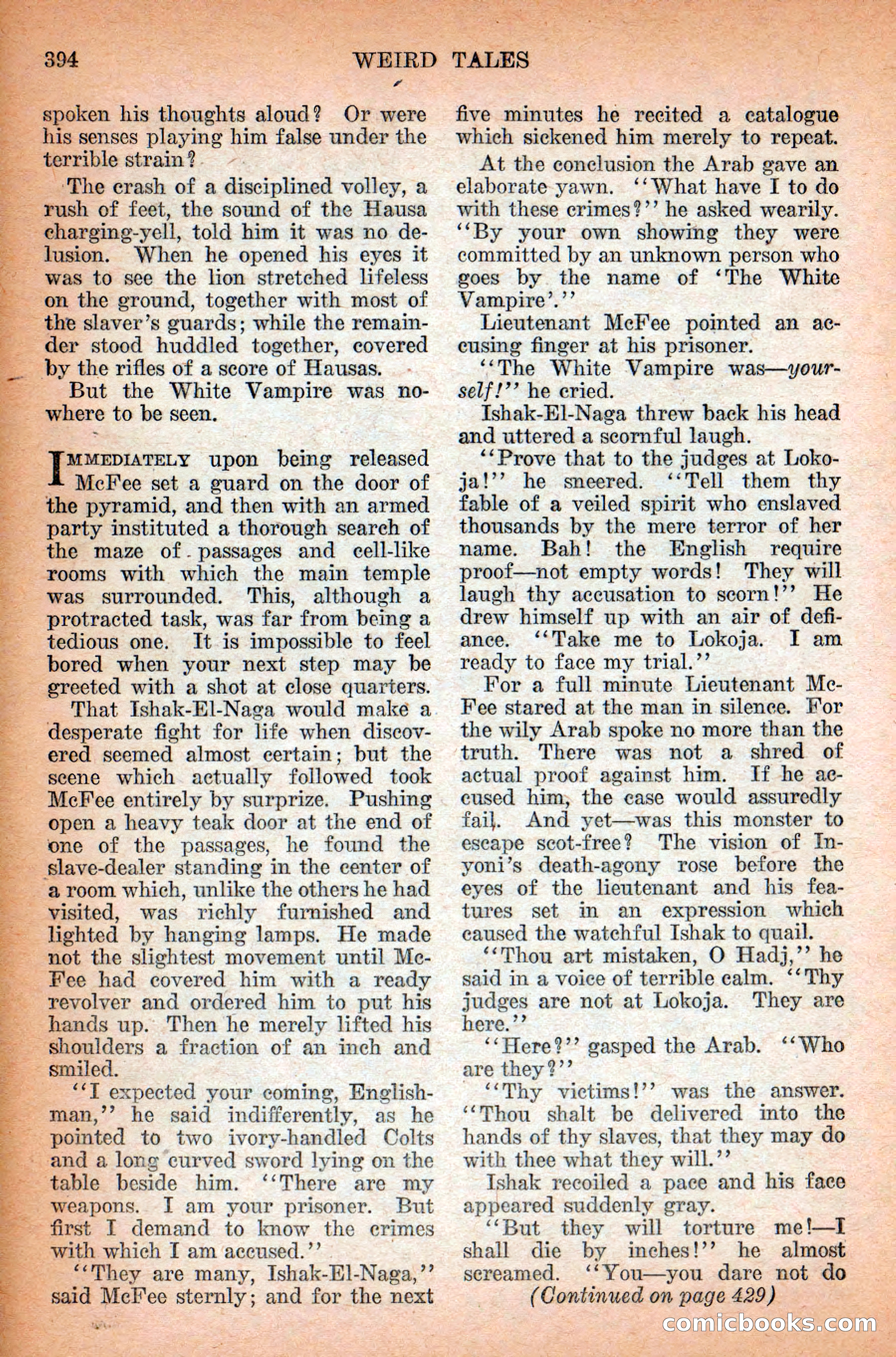 Weird Tales, Vol. 12 No. 3 — page 108 of 148