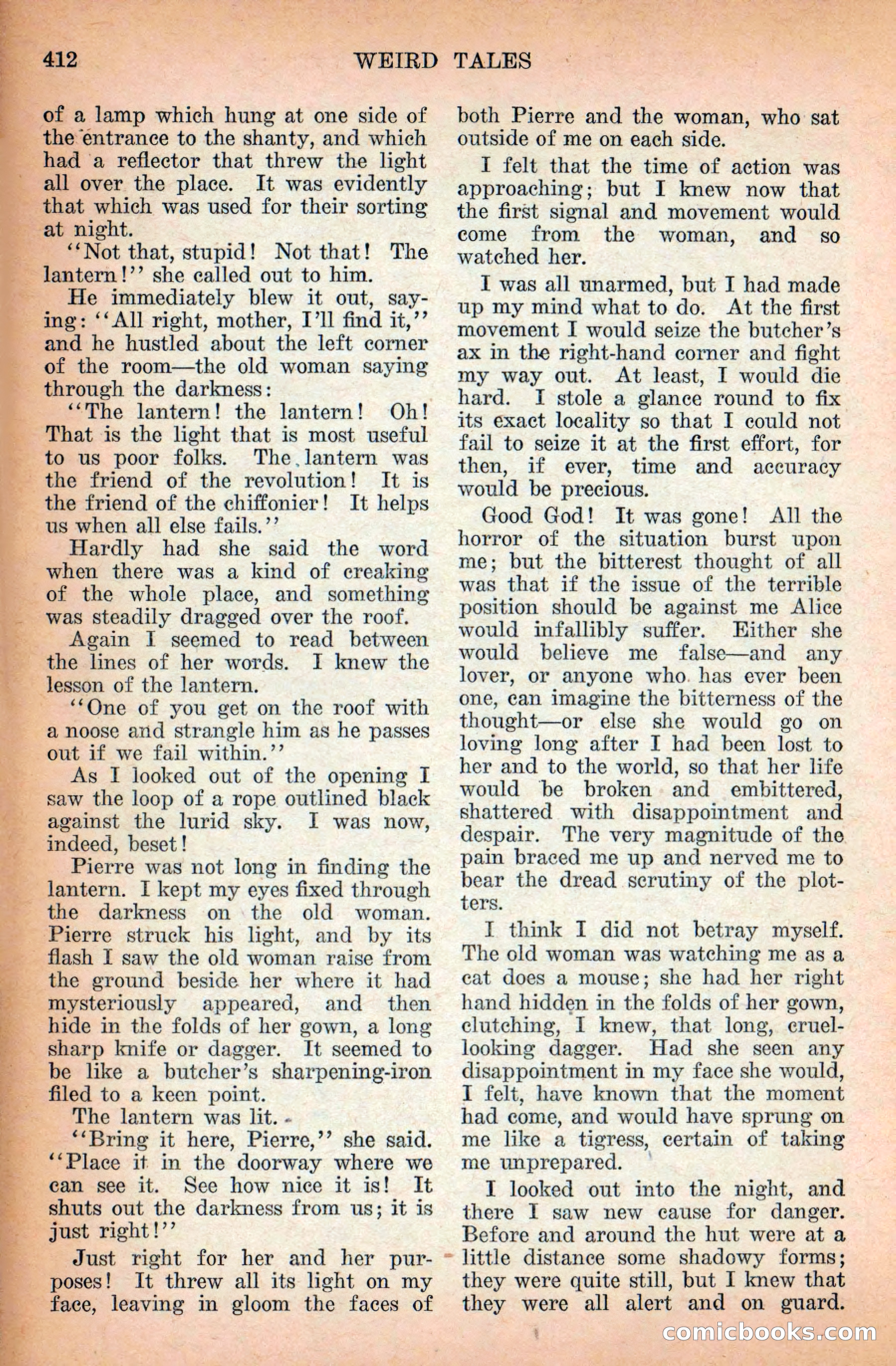 Weird Tales, Vol. 12 No. 3 — page 126 of 148