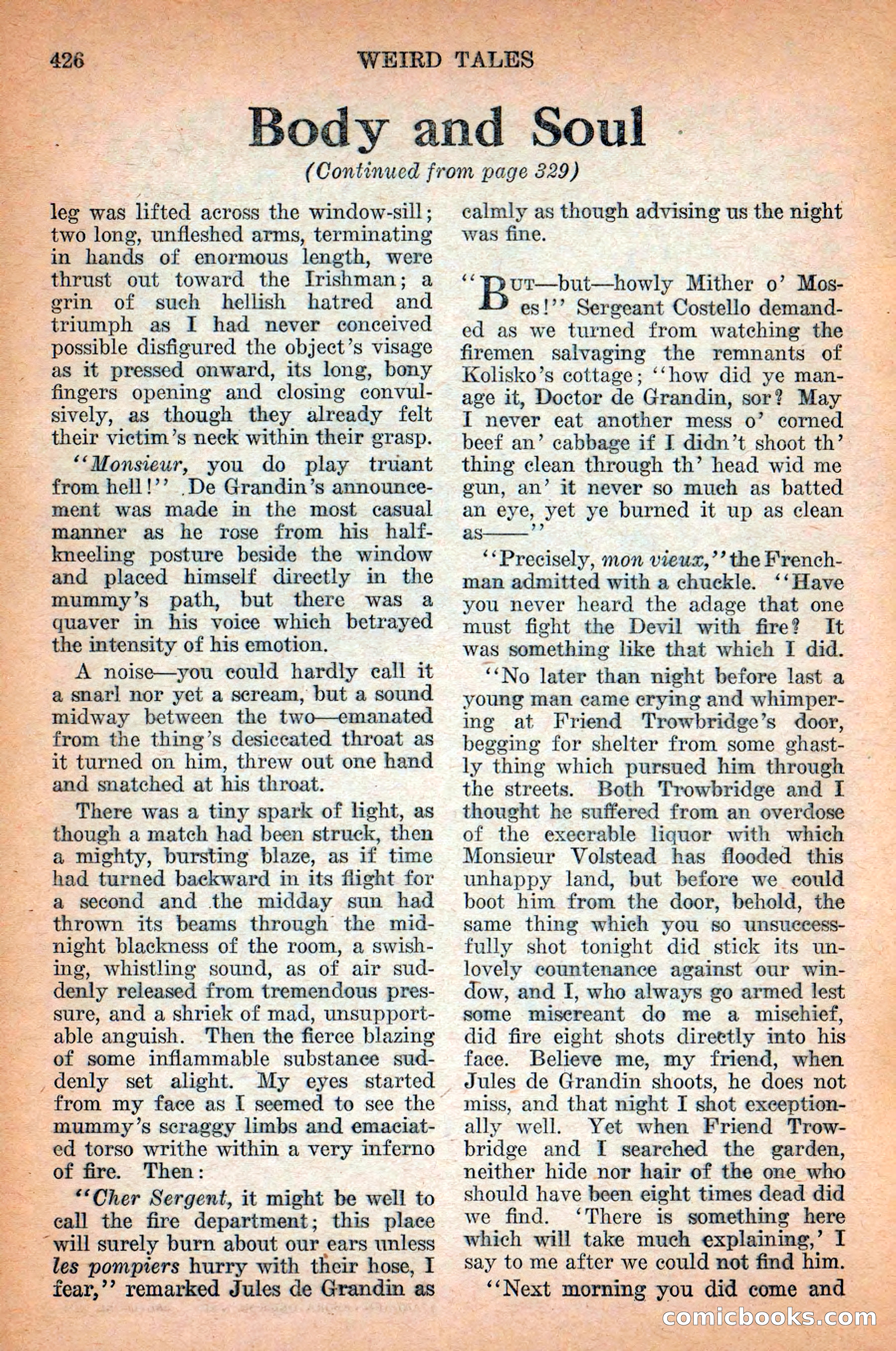 Weird Tales, Vol. 12 No. 3 — page 140 of 148