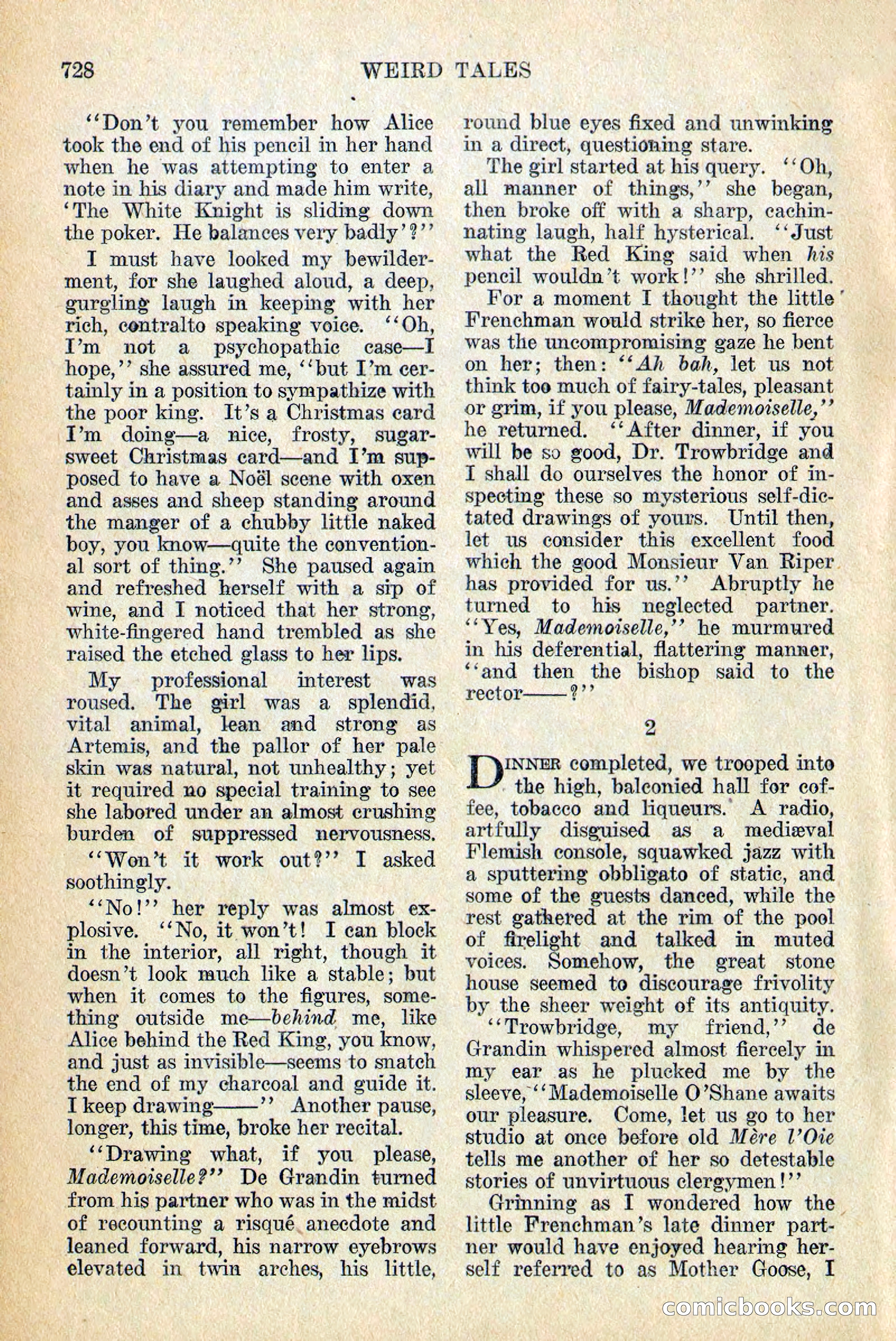 Weird Tales, December 1928 — page 10 of 148
