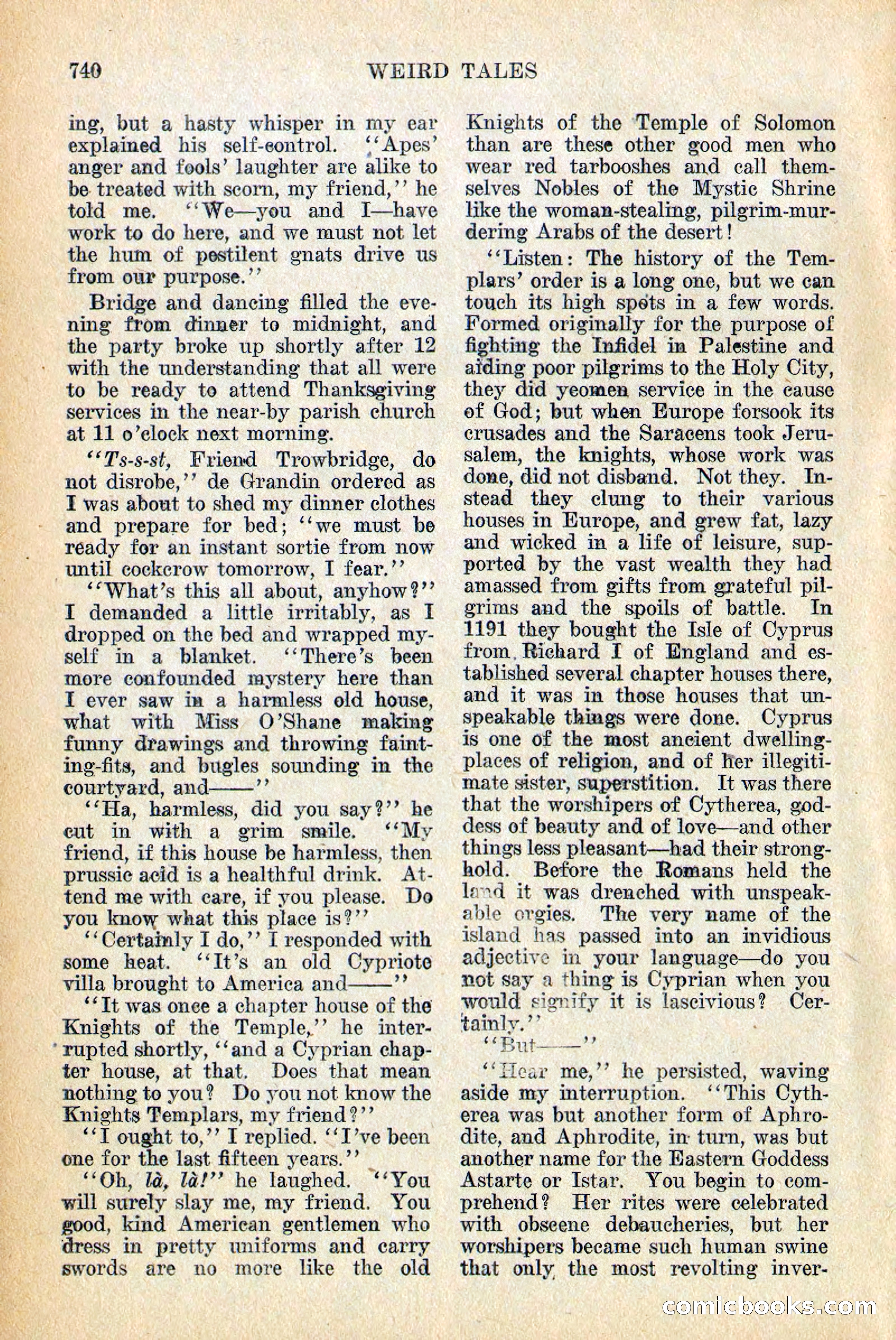Weird Tales, December 1928 — page 22 of 148