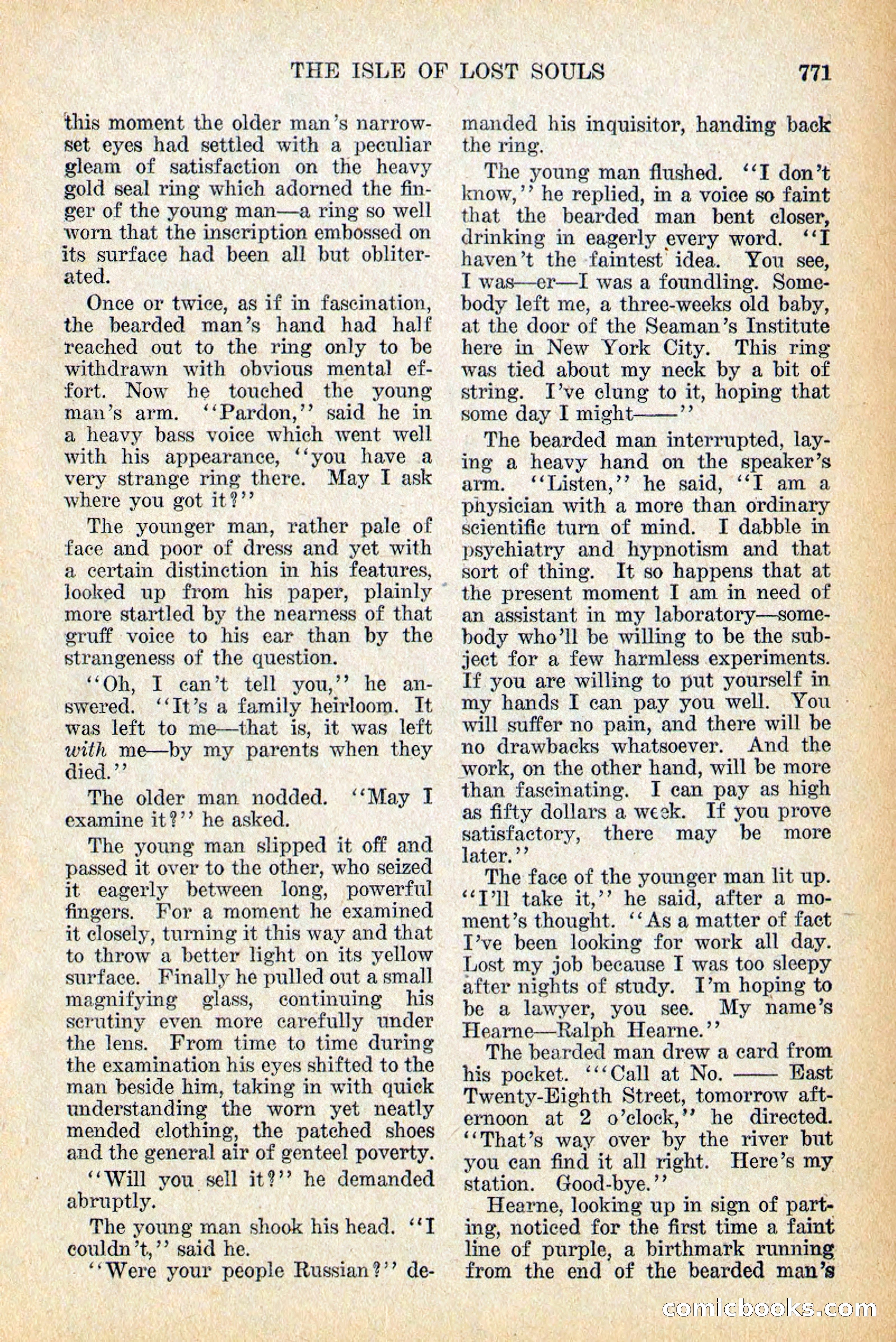 Weird Tales, December 1928 — page 53 of 148