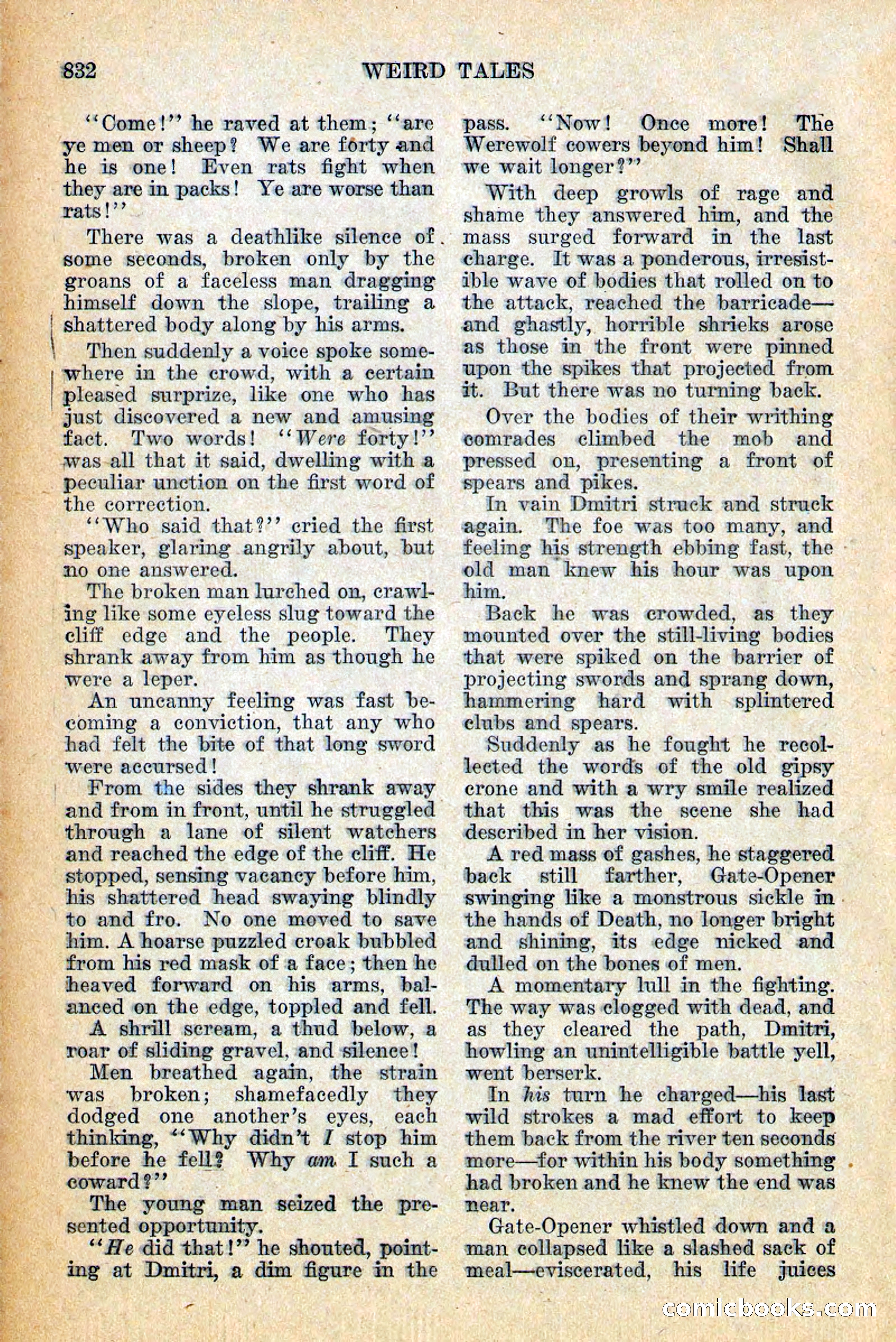 Weird Tales, December 1928 — page 114 of 148