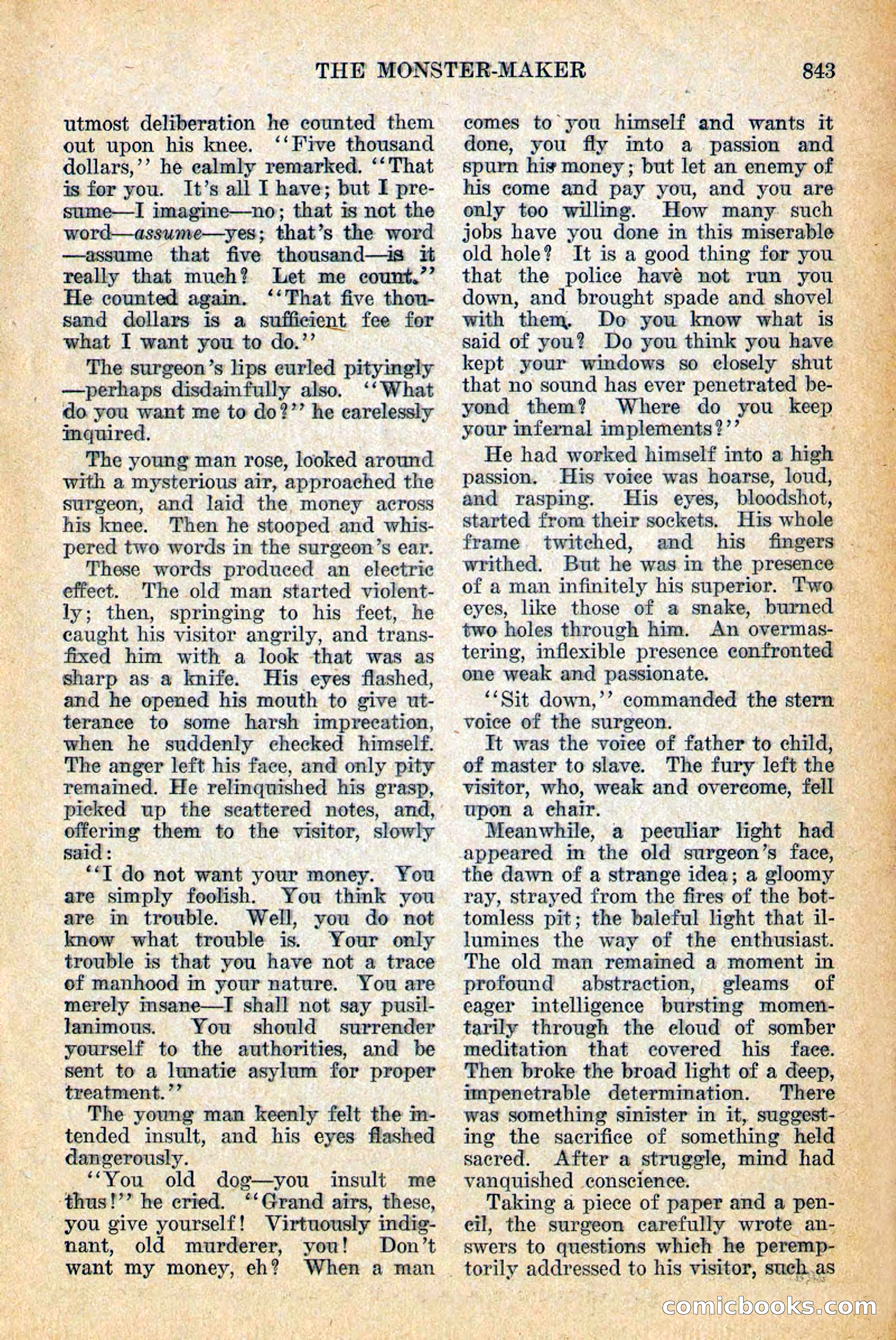 Weird Tales, December 1928 — page 125 of 148