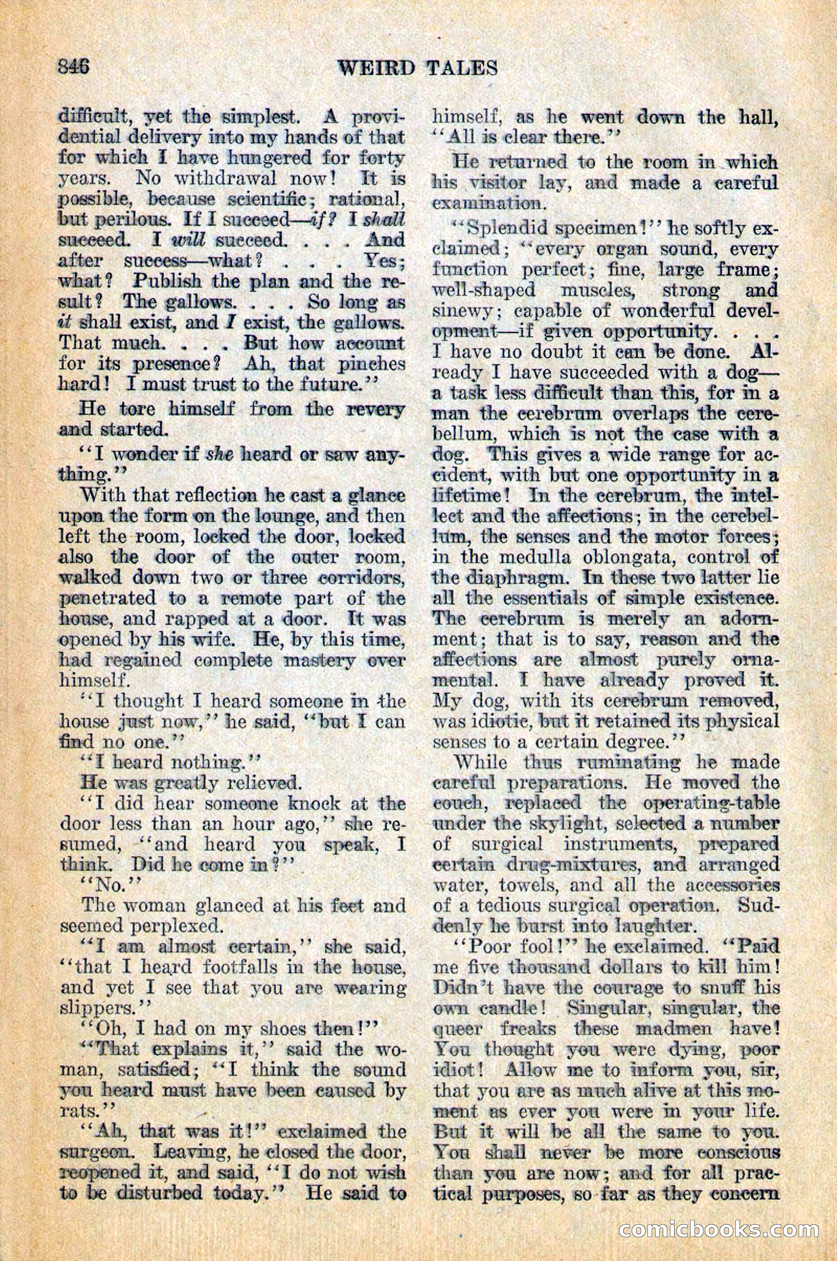 Weird Tales, December 1928 — page 128 of 148