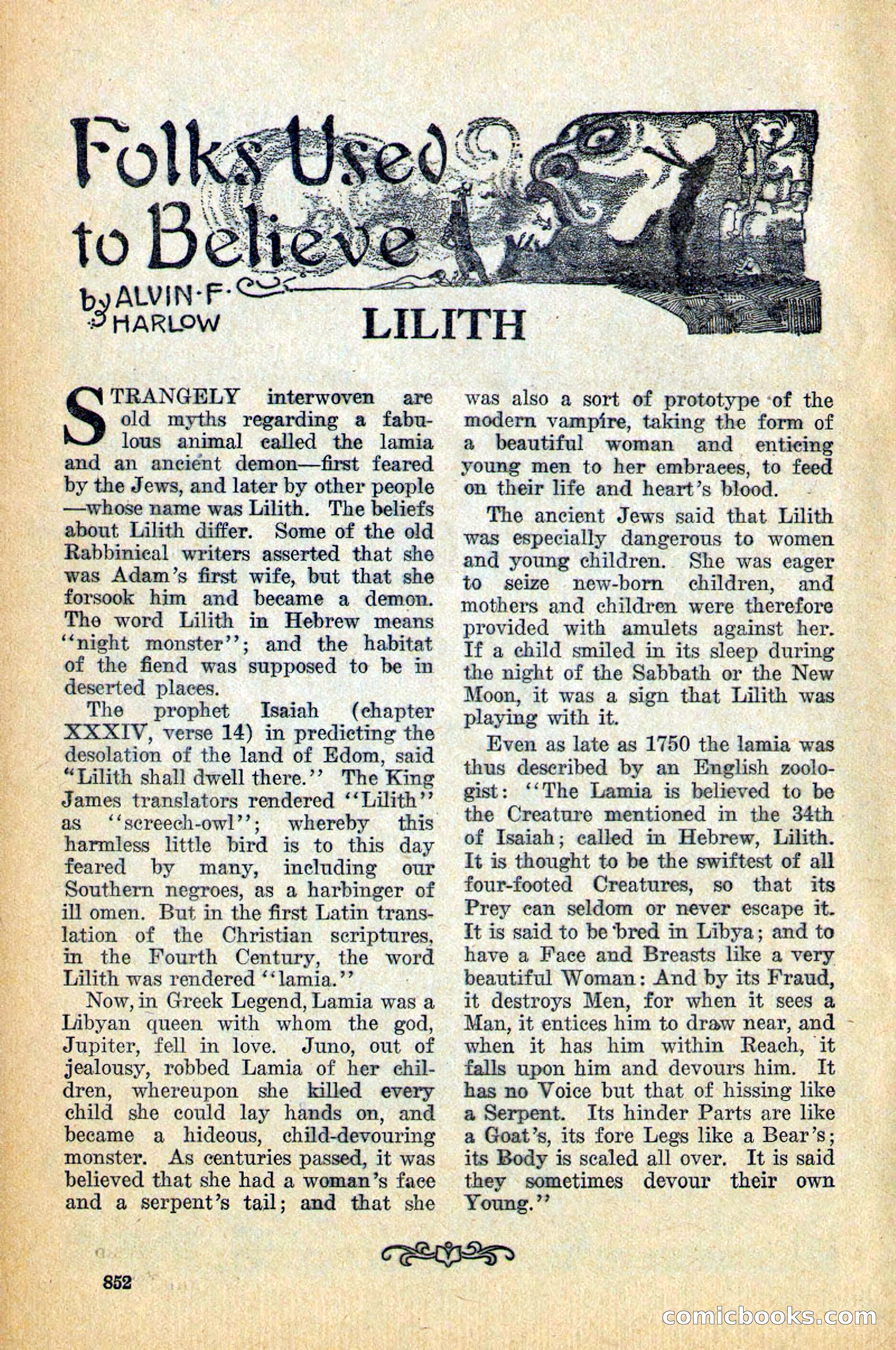 Weird Tales, December 1928 — page 134 of 148